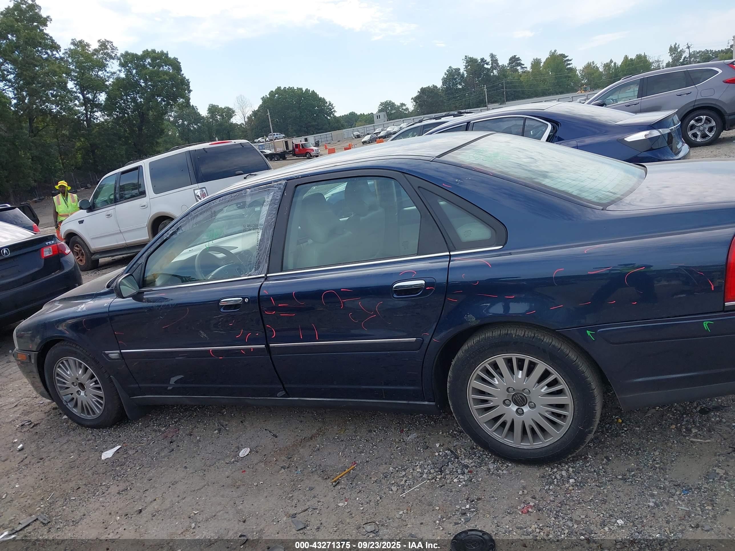 2004 Volvo S80 2.9 Dark Blue vin: YV1TS92DX41358406