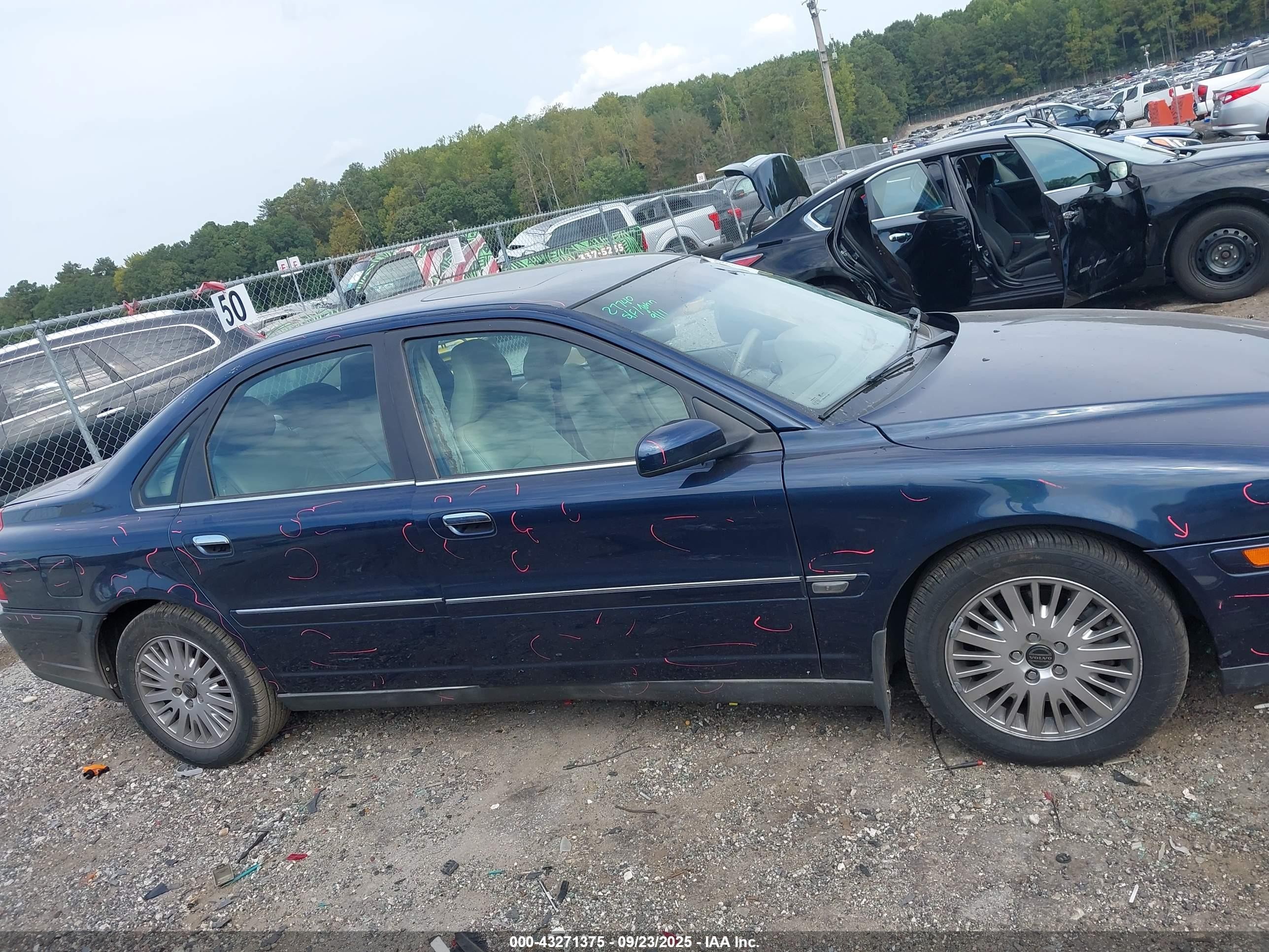 2004 Volvo S80 2.9 Dark Blue vin: YV1TS92DX41358406