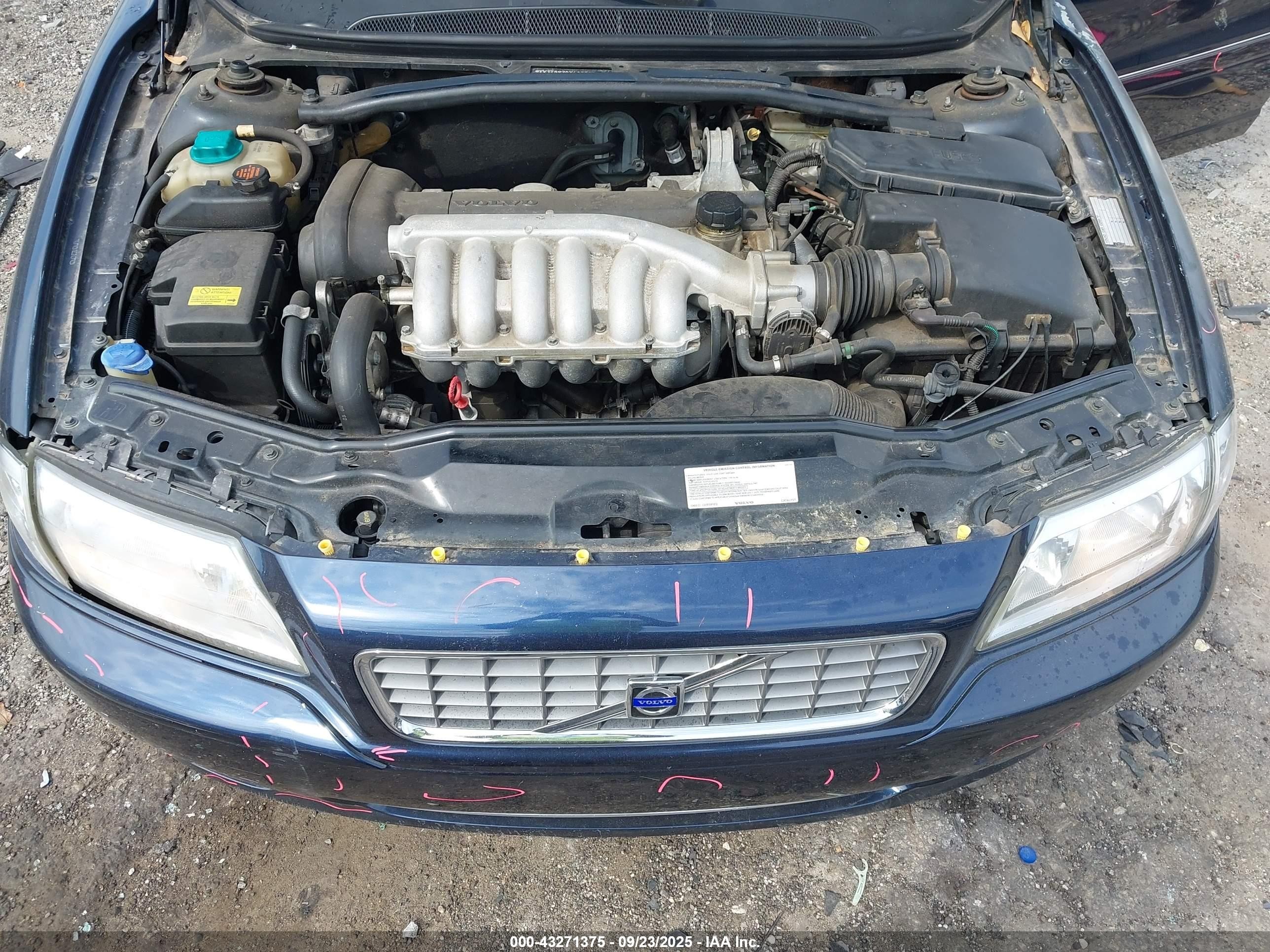 2004 Volvo S80 2.9 Dark Blue vin: YV1TS92DX41358406