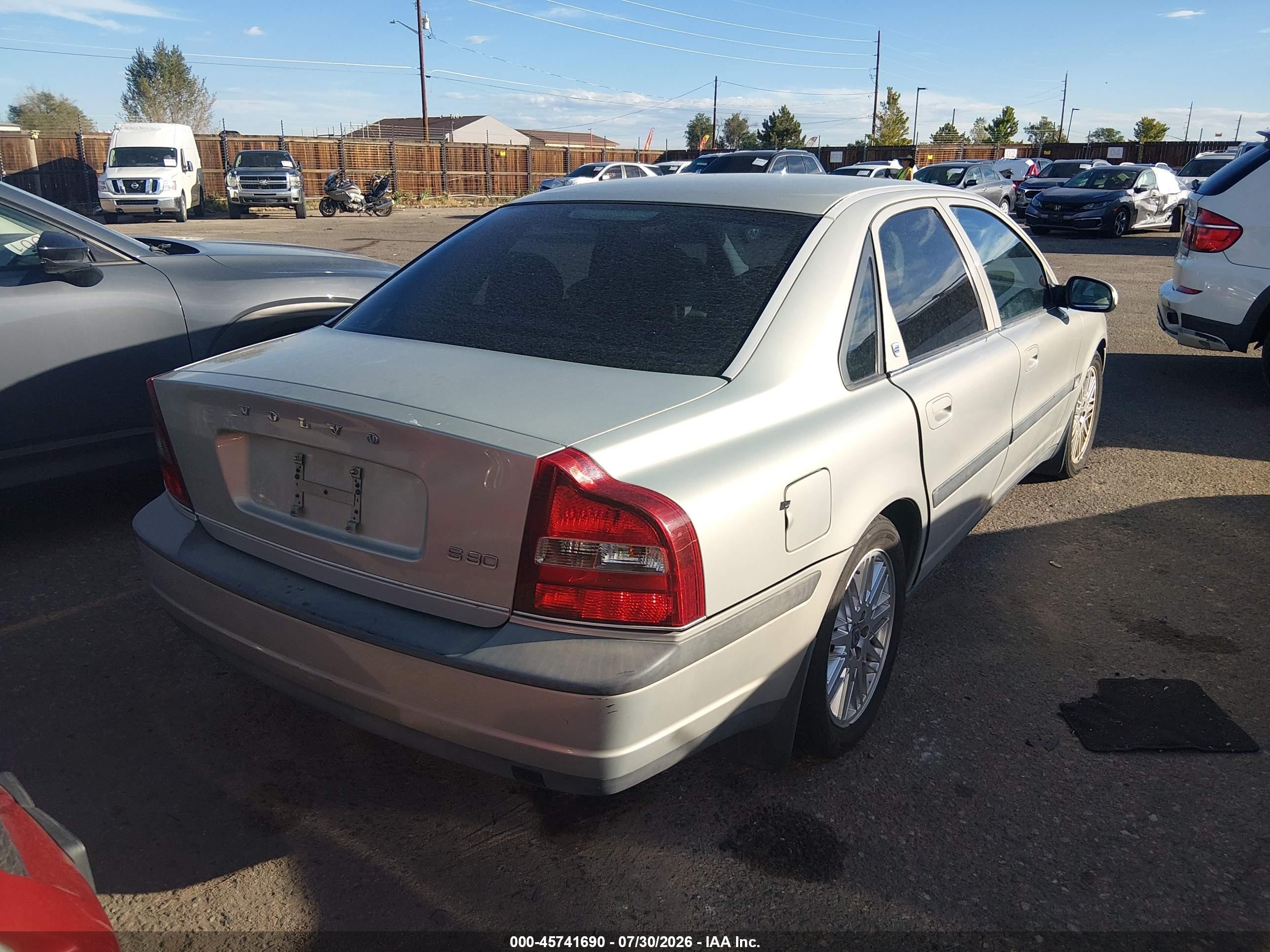 2001 Volvo S80 2.9 Золотой vin: YV1TS94D611162150