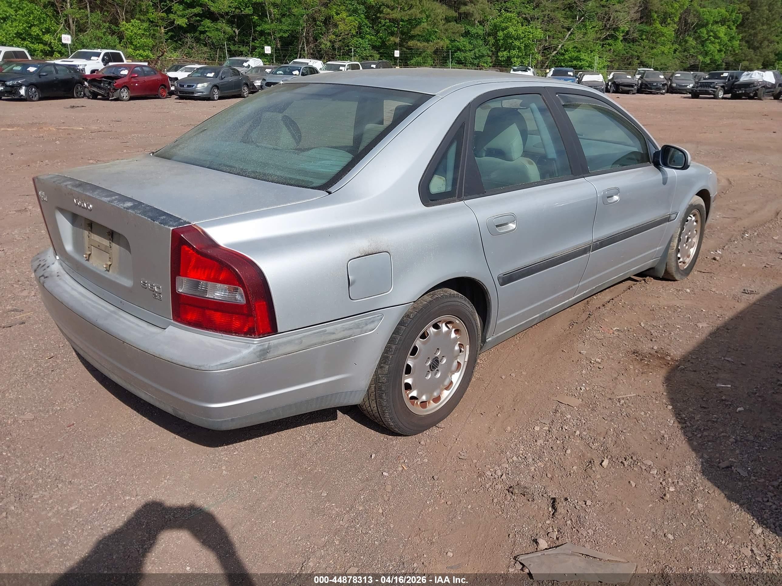 2000 Volvo S80 2.9 Silver vin: YV1TS94D7Y1068675