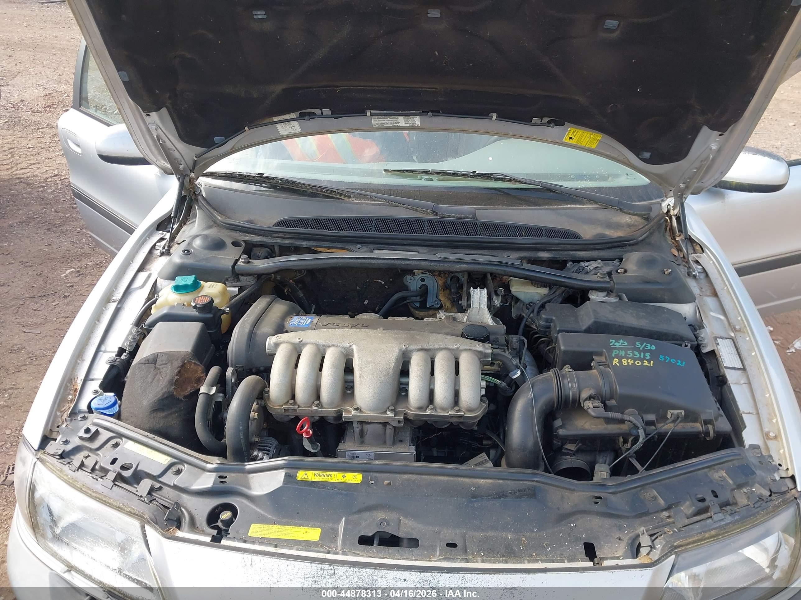 2000 Volvo S80 2.9 Silver vin: YV1TS94D7Y1068675