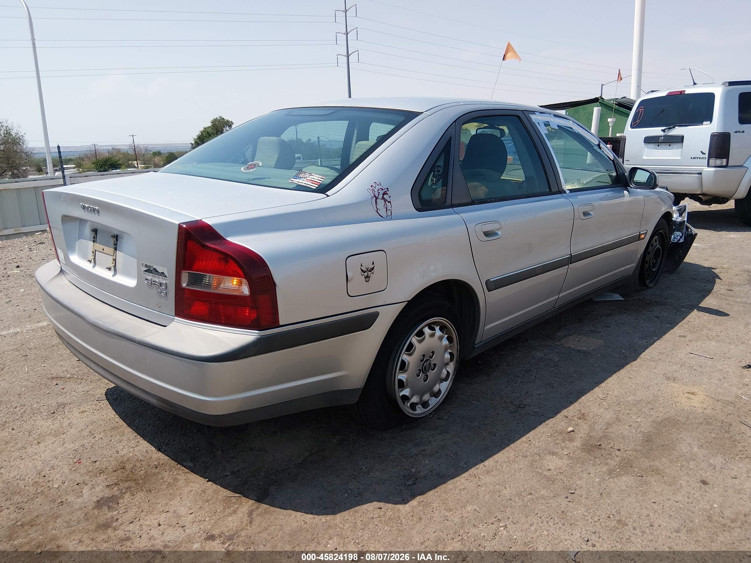 2000 Volvo S80 2.9 Gray vin: YV1TS94D9Y1100607