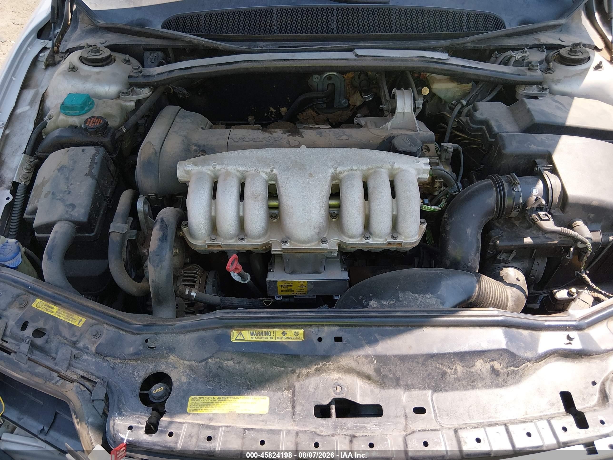 2000 Volvo S80 2.9 Gray vin: YV1TS94D9Y1100607