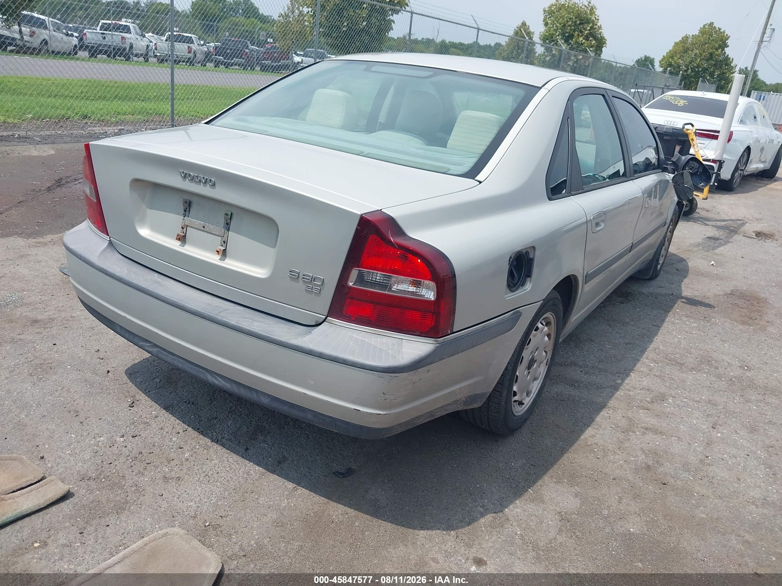1999 Volvo S80 2.9 Gold vin: YV1TS97D1X1014265