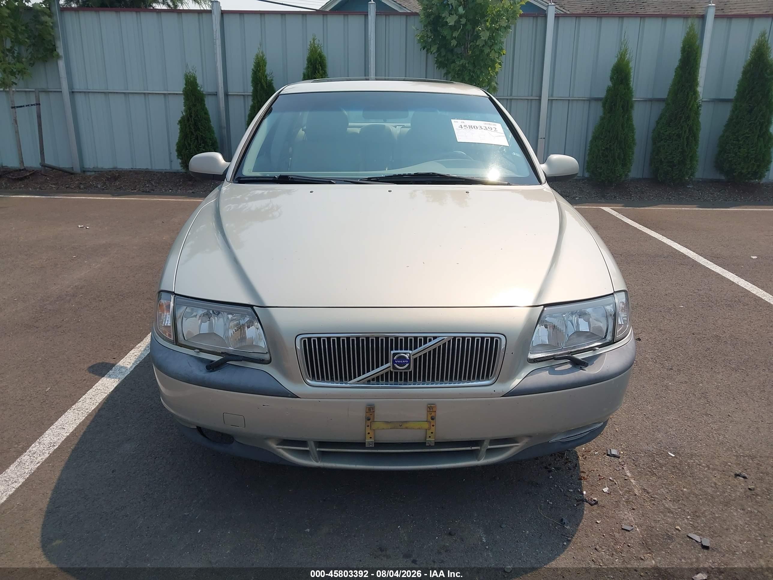 1999 Volvo S80 2.9 Silver vin: YV1TS97D7X1022726