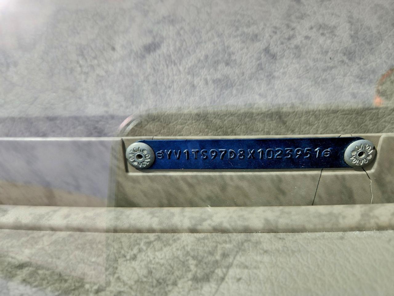 1999 Volvo S80 White vin: YV1TS97D8X1023951