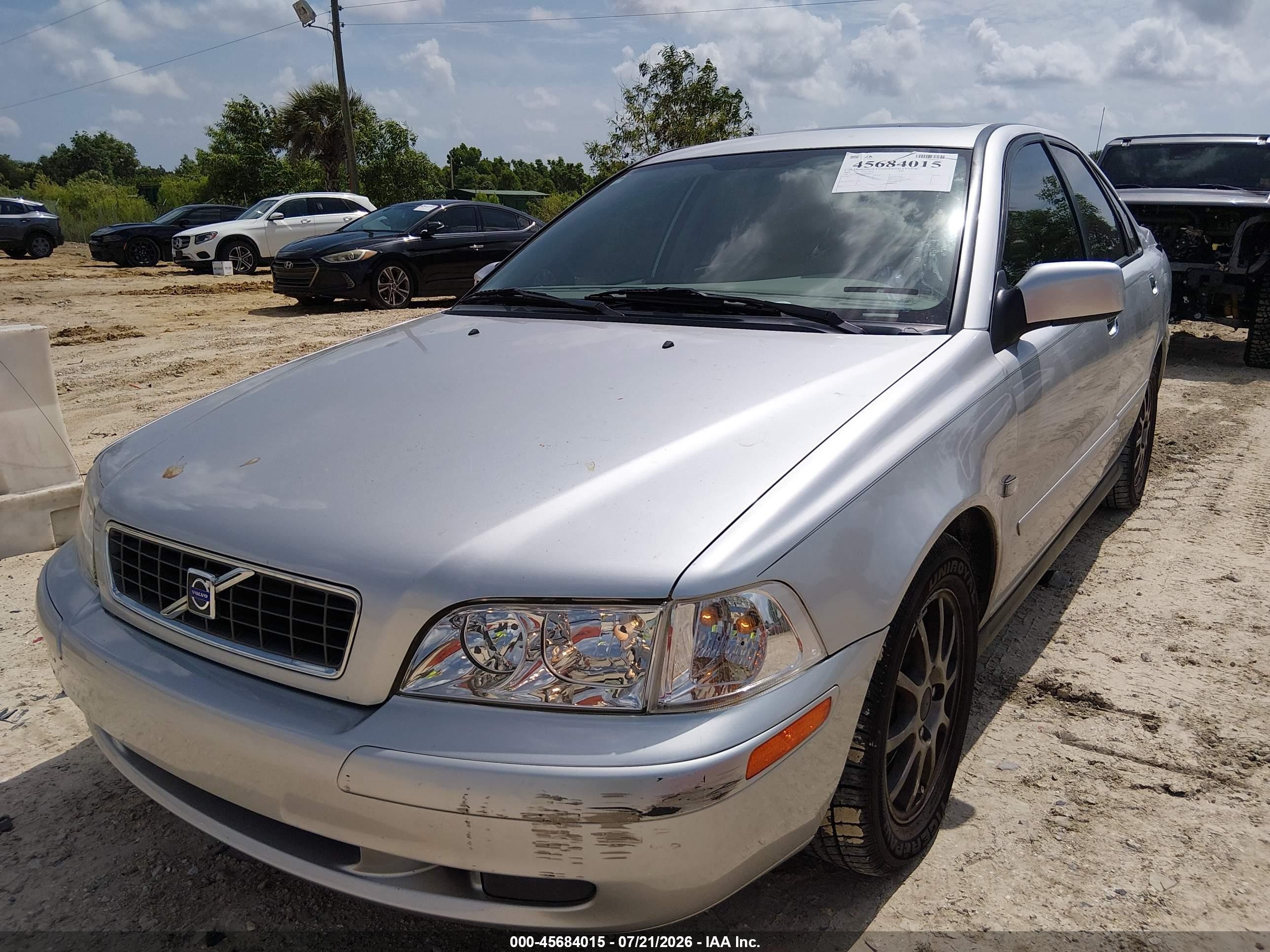 2003 Volvo S40 A Silver vin: YV1VS27503F969810
