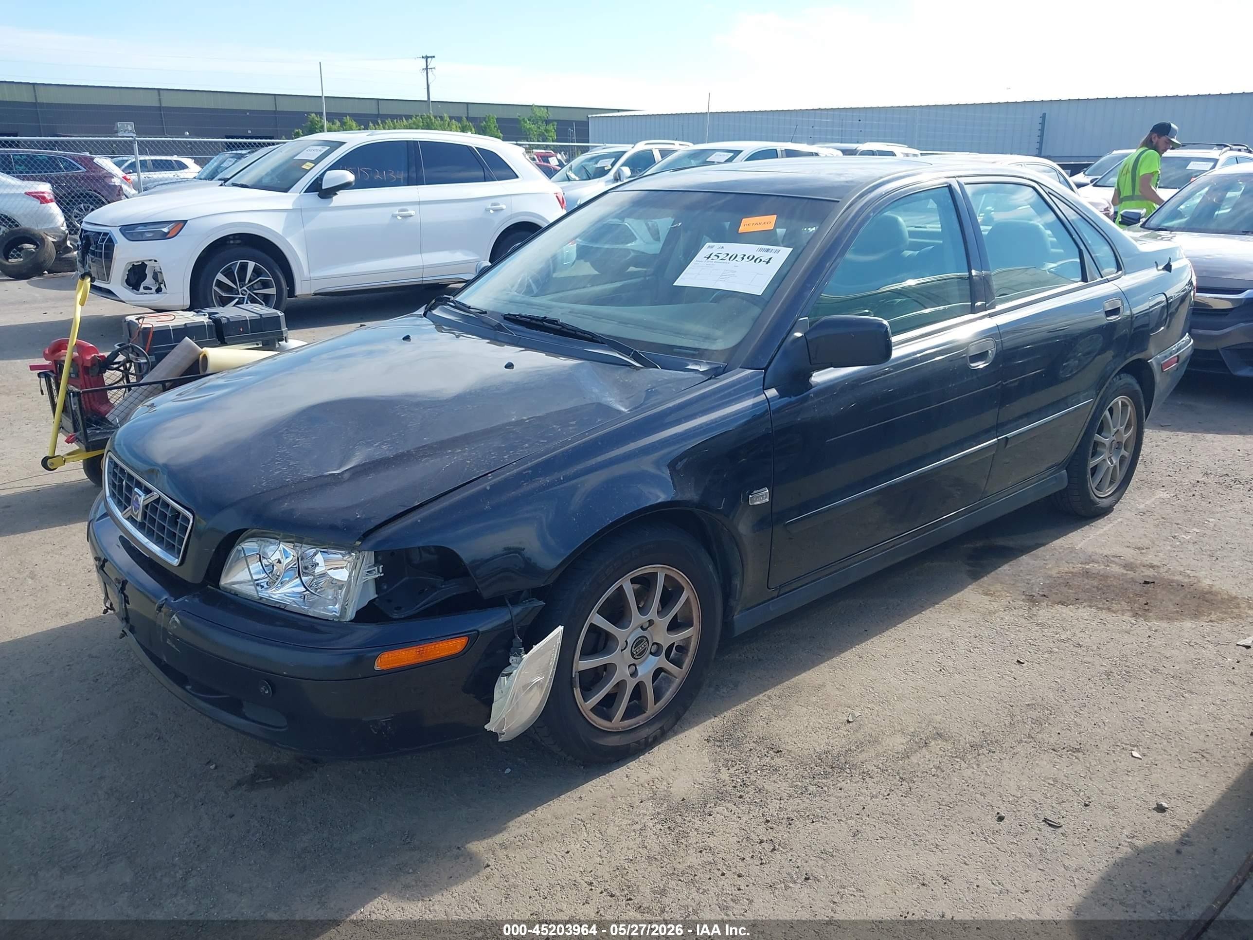 2004 Volvo S40 A/lse Black vin: YV1VS27534F075611