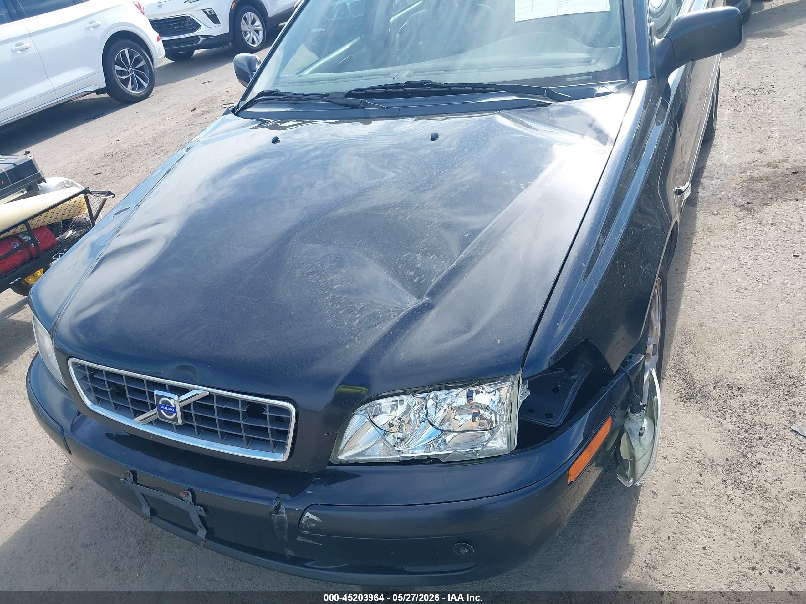 2004 Volvo S40 A/lse Black vin: YV1VS27534F075611