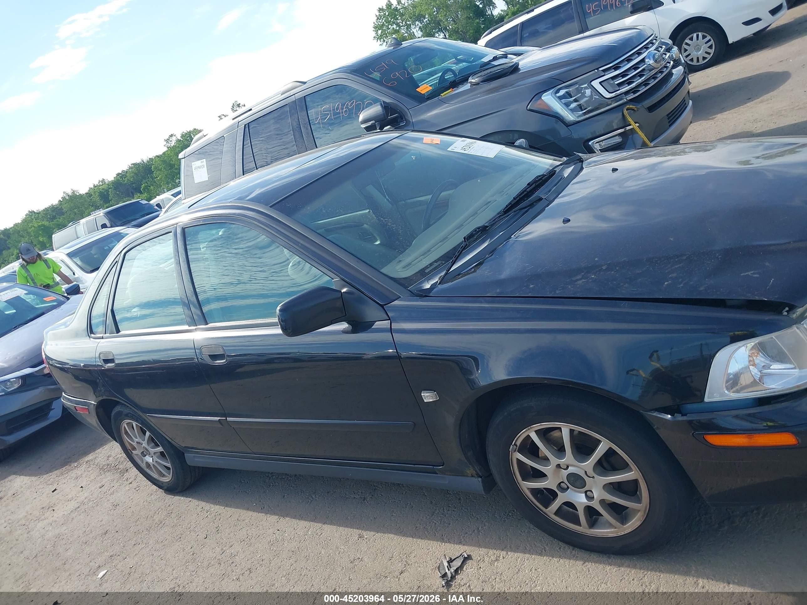 2004 Volvo S40 A/lse Black vin: YV1VS27534F075611