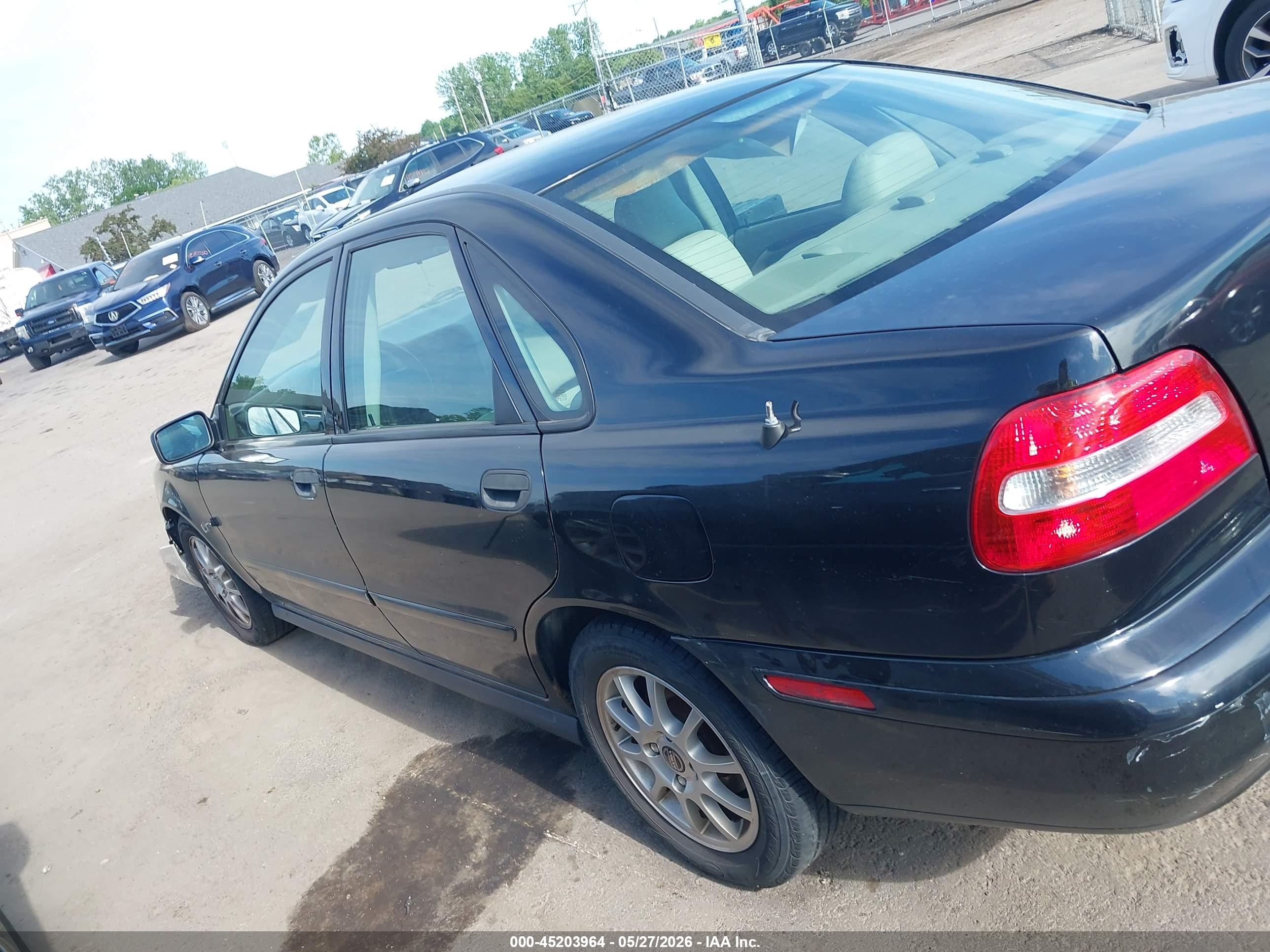 2004 Volvo S40 A/lse Black vin: YV1VS27534F075611