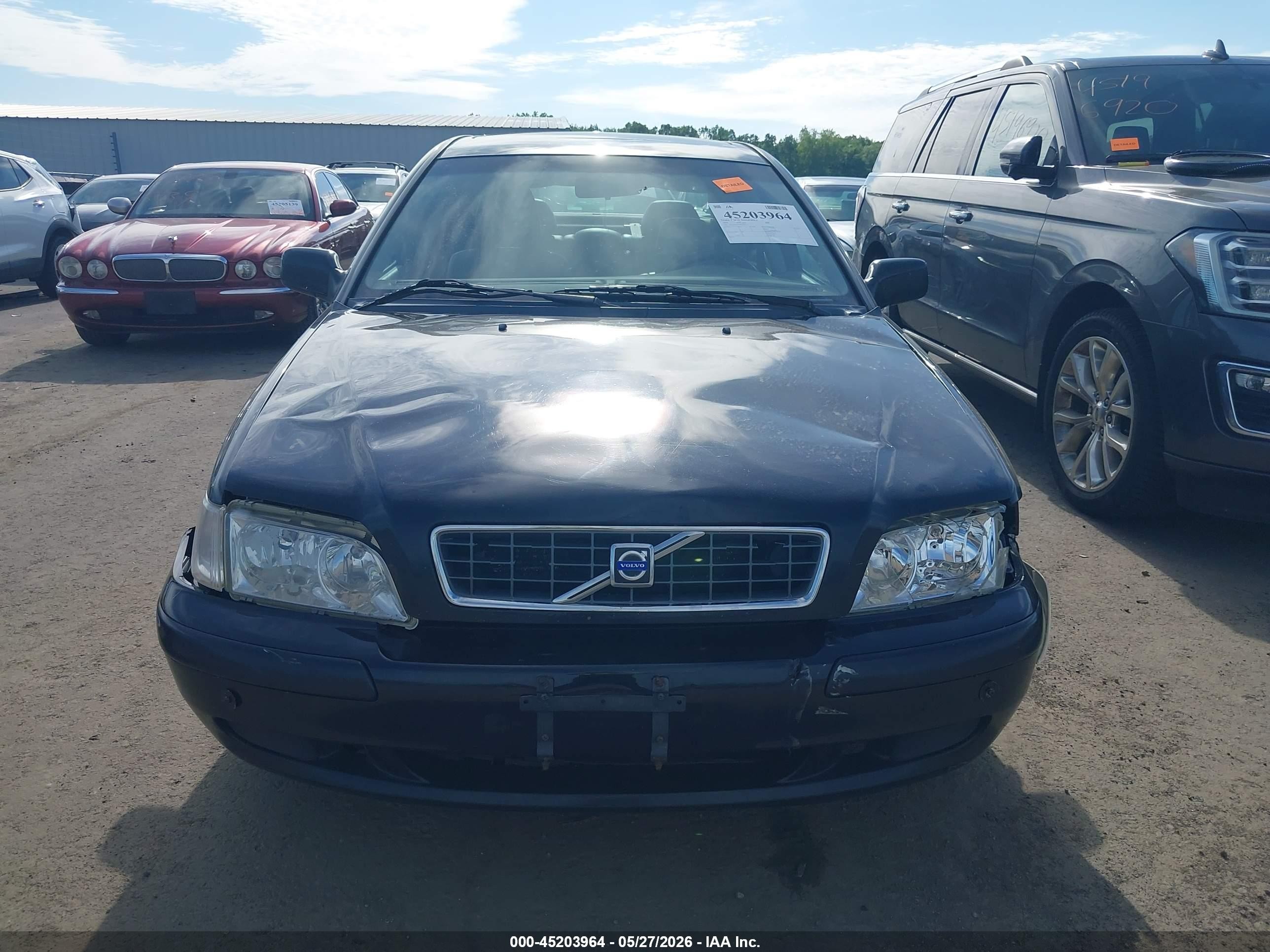 2004 Volvo S40 A/lse Black vin: YV1VS27534F075611