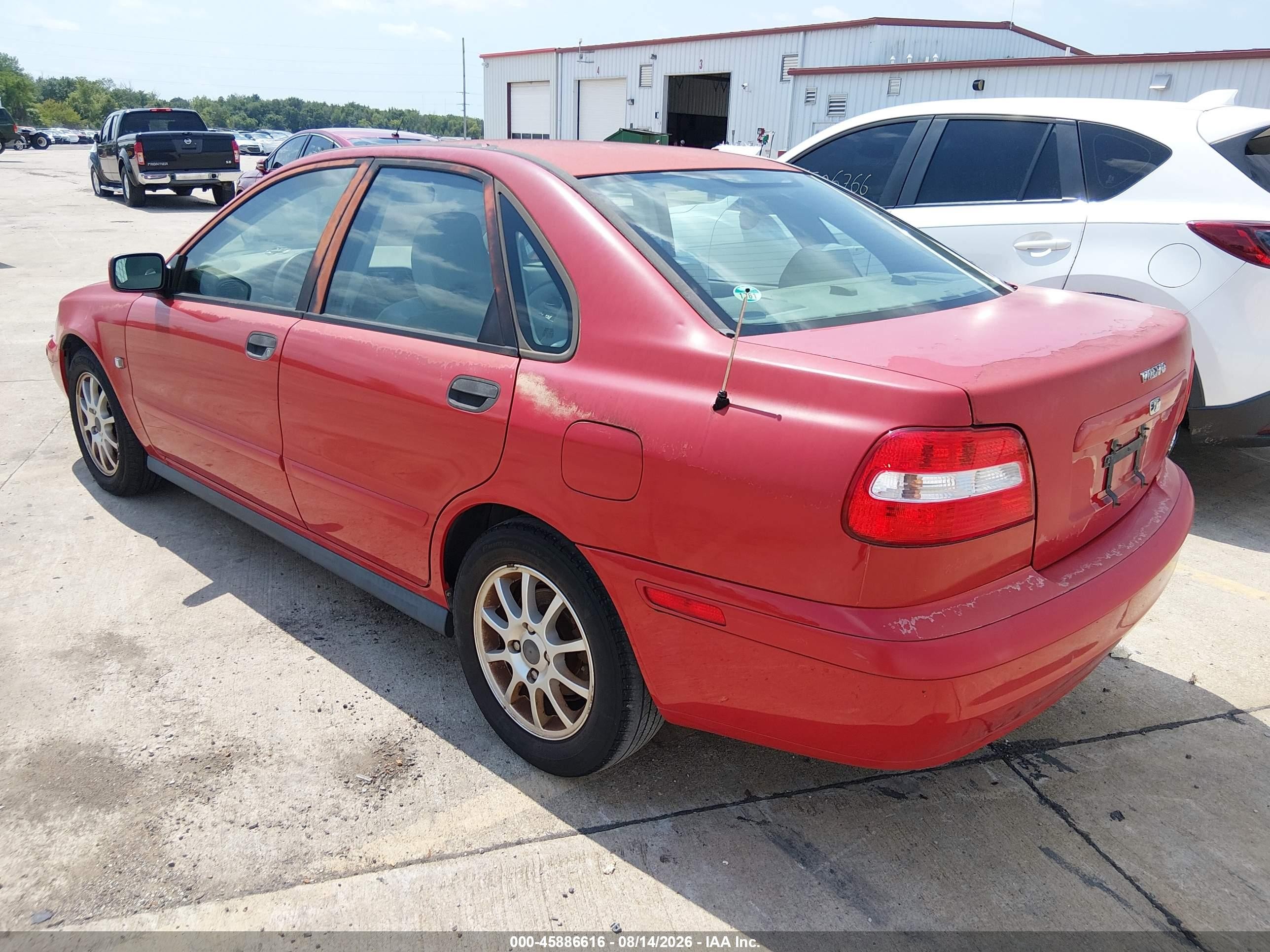 2004 Volvo S40 A/lse Red vin: YV1VS27554F065405