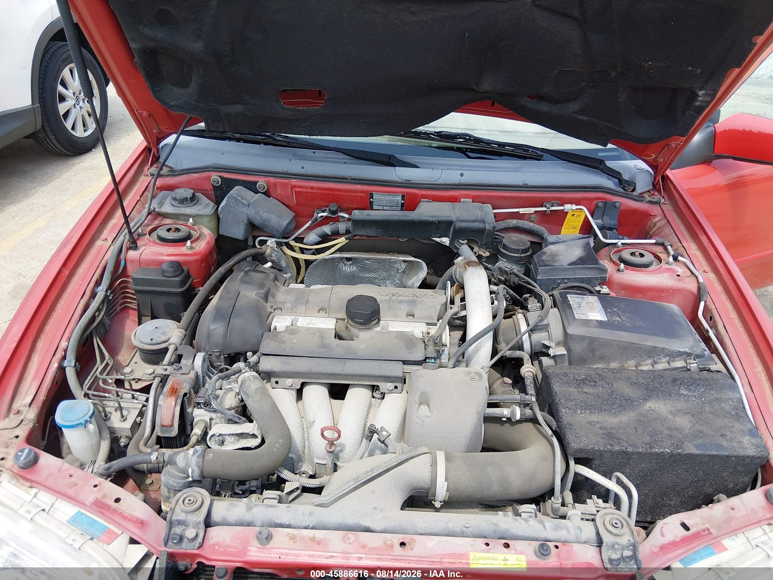 2004 Volvo S40 A/lse Red vin: YV1VS27554F065405