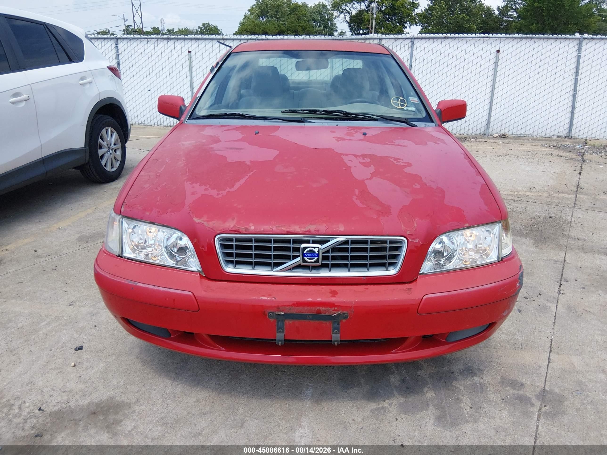 2004 Volvo S40 A/lse Red vin: YV1VS27554F065405