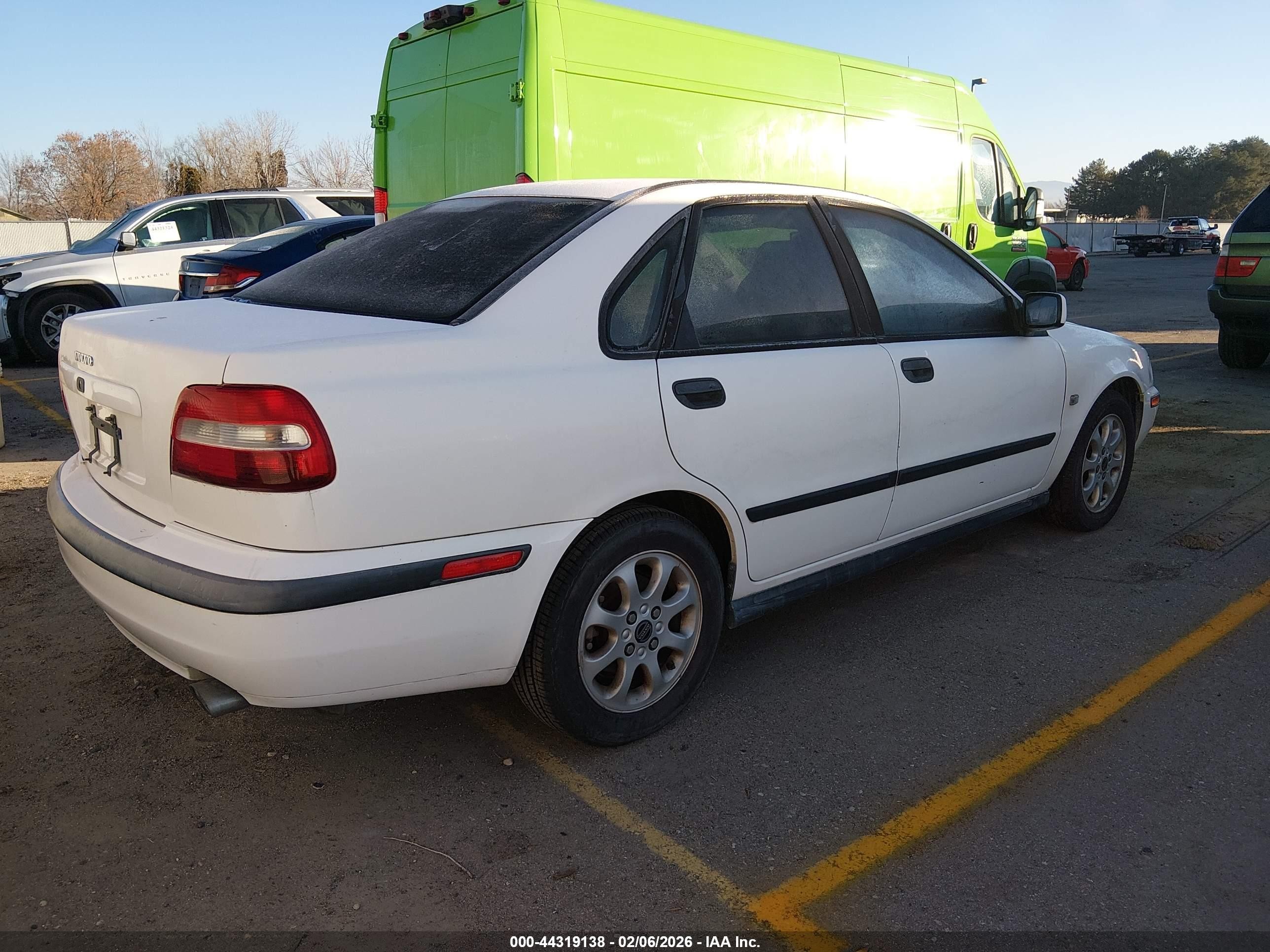 2001 Volvo S40 A/sport Edition White vin: YV1VS29501F657772