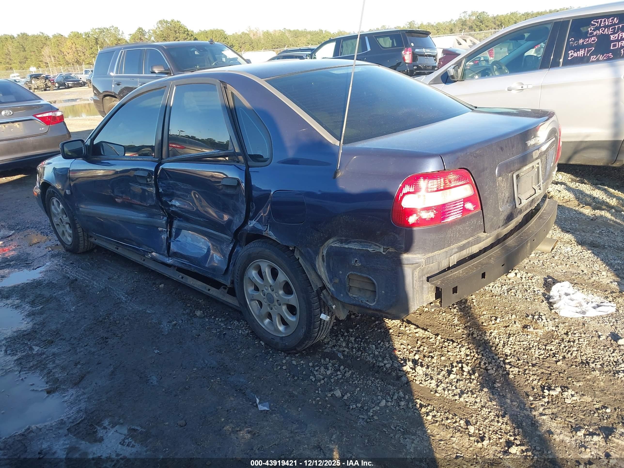 2001 Volvo S40 A/sport Edition Blue vin: YV1VS29501F712835