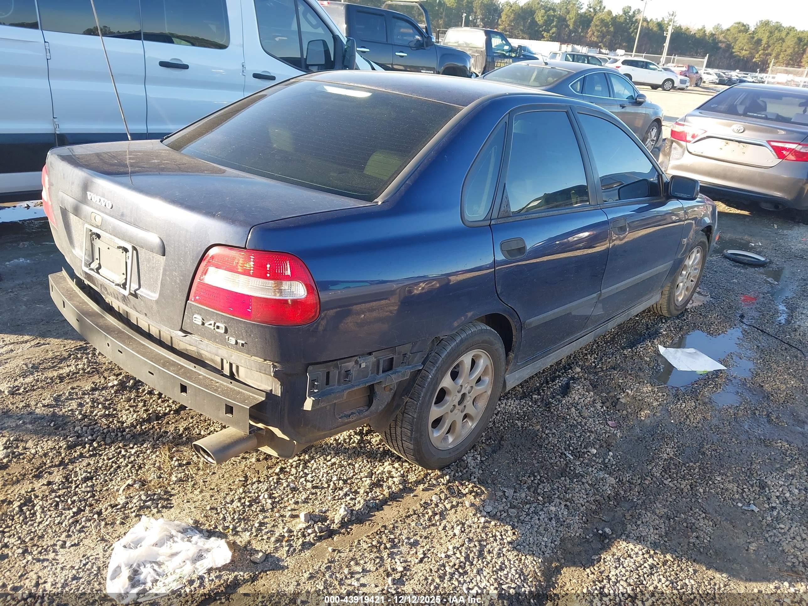 2001 Volvo S40 A/sport Edition Blue vin: YV1VS29501F712835