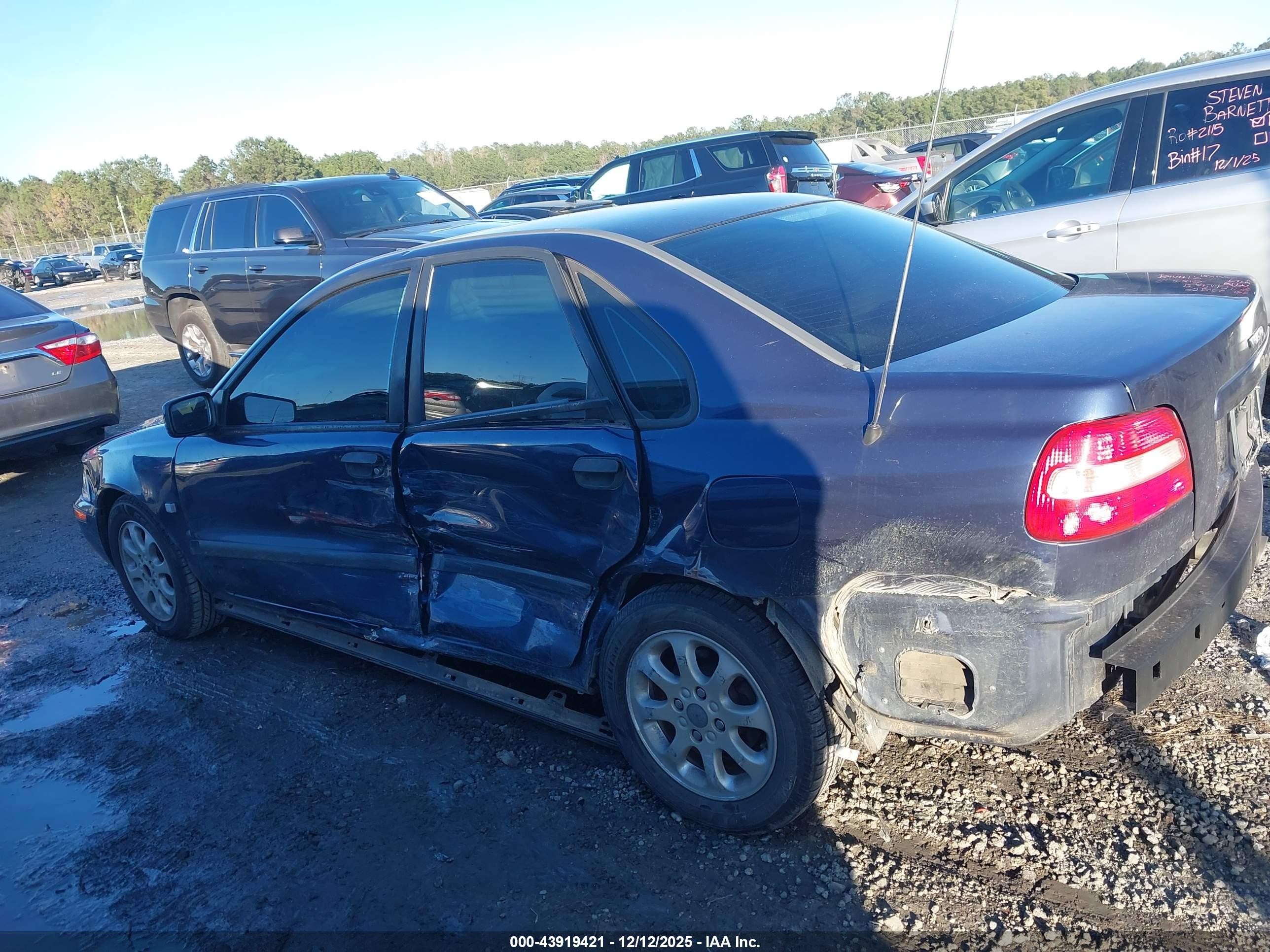 2001 Volvo S40 A/sport Edition Blue vin: YV1VS29501F712835