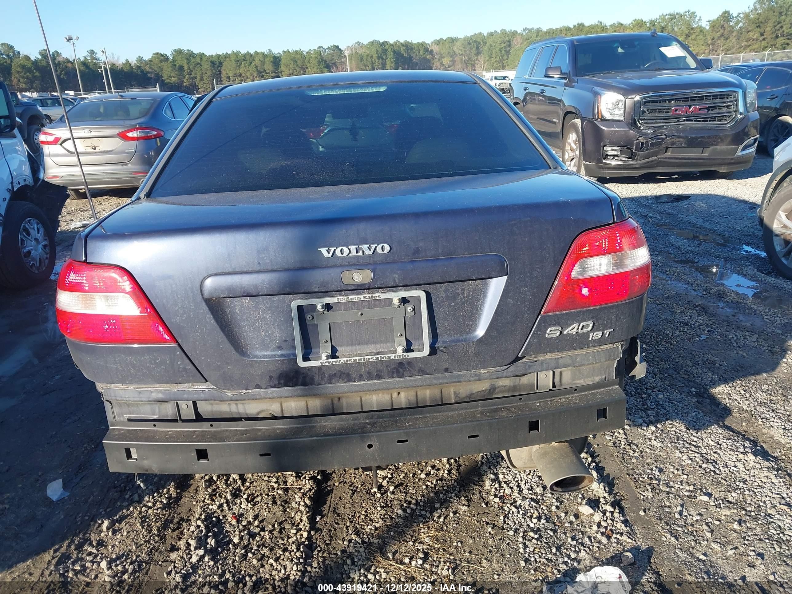2001 Volvo S40 A/sport Edition Blue vin: YV1VS29501F712835