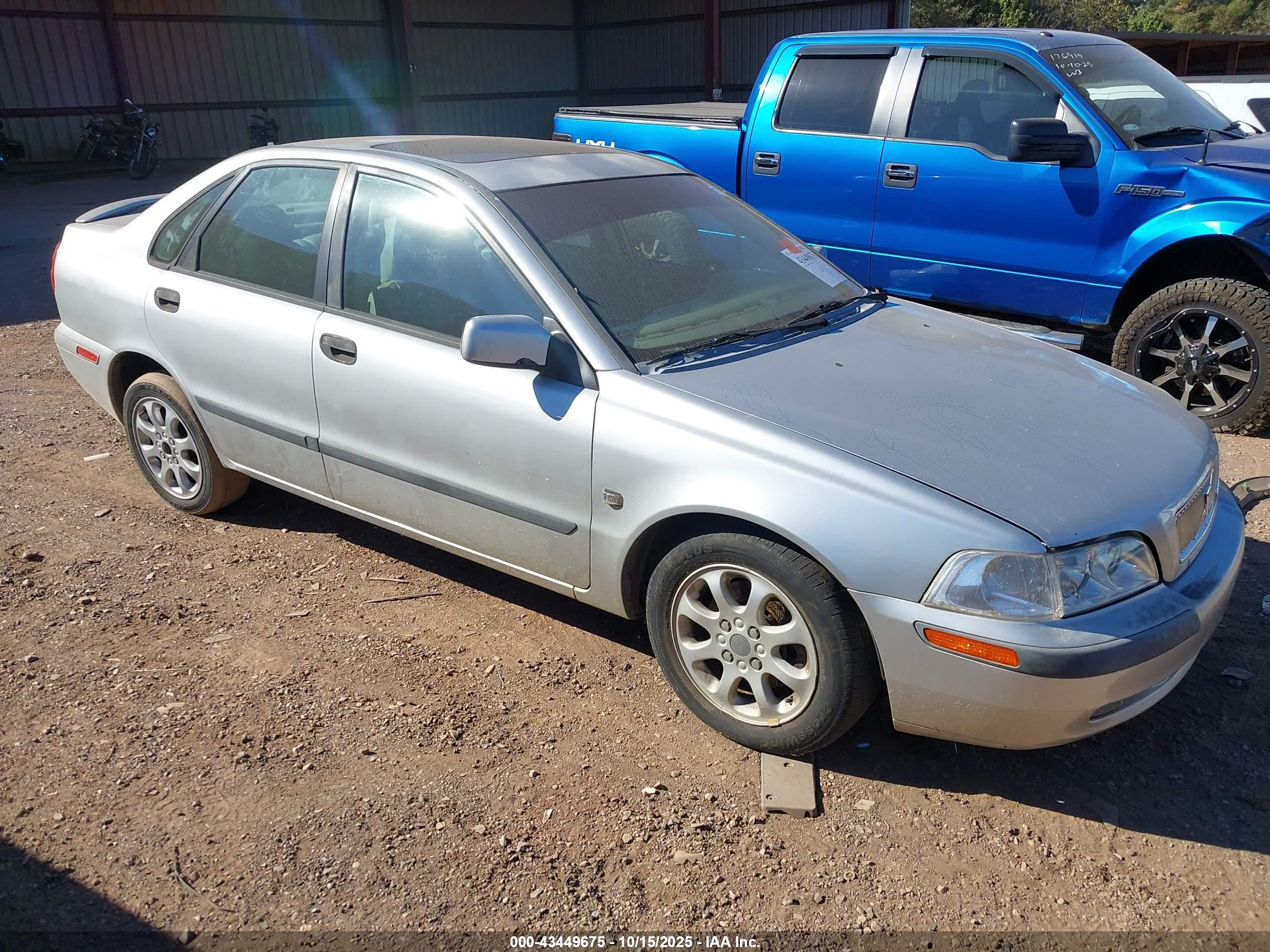 2001 Volvo S40 A/sport Edition Silver vin: YV1VS29531F605696
