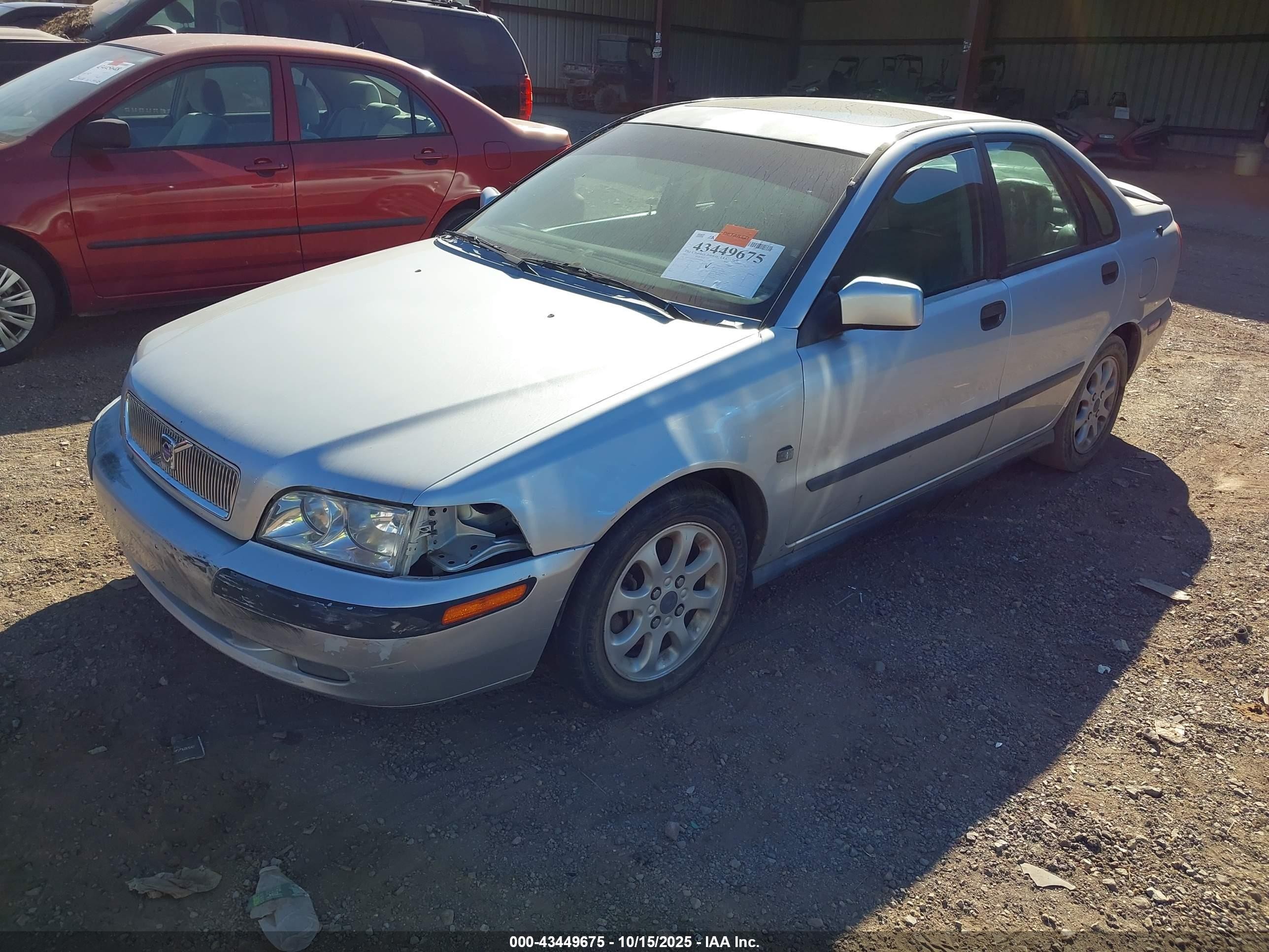 2001 Volvo S40 A/sport Edition Silver vin: YV1VS29531F605696