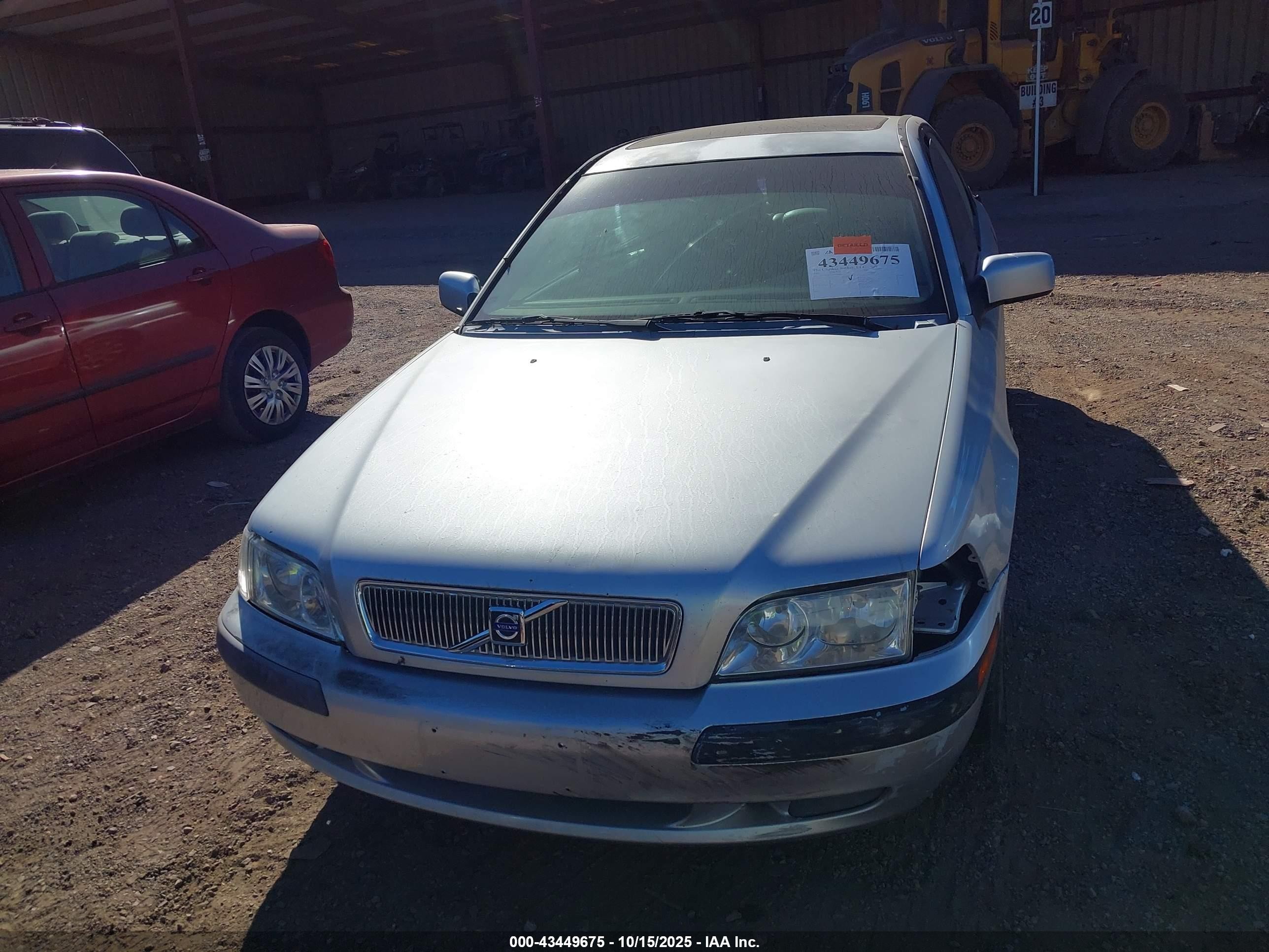 2001 Volvo S40 A/sport Edition Silver vin: YV1VS29531F605696