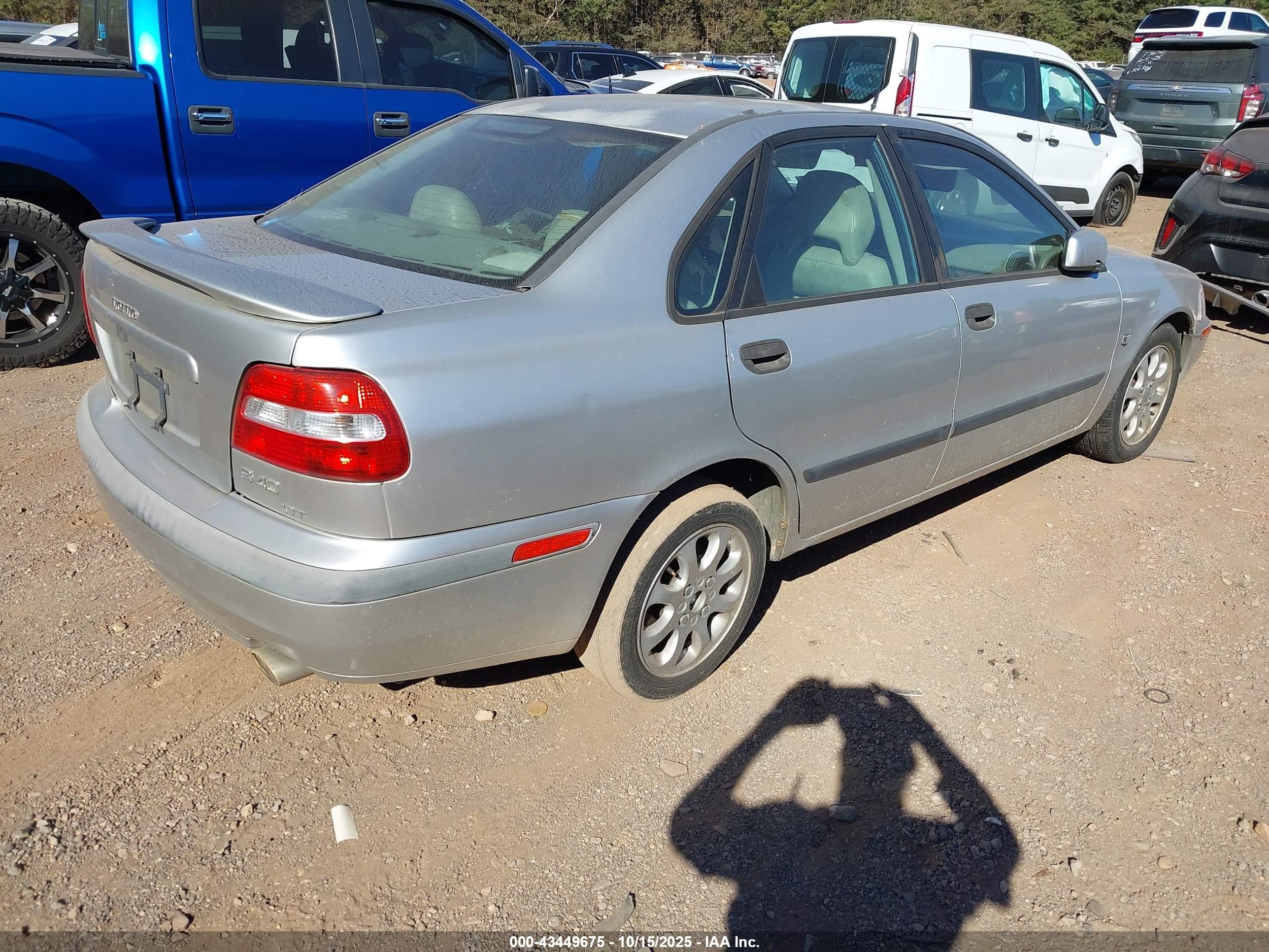 2001 Volvo S40 A/sport Edition Silver vin: YV1VS29531F605696