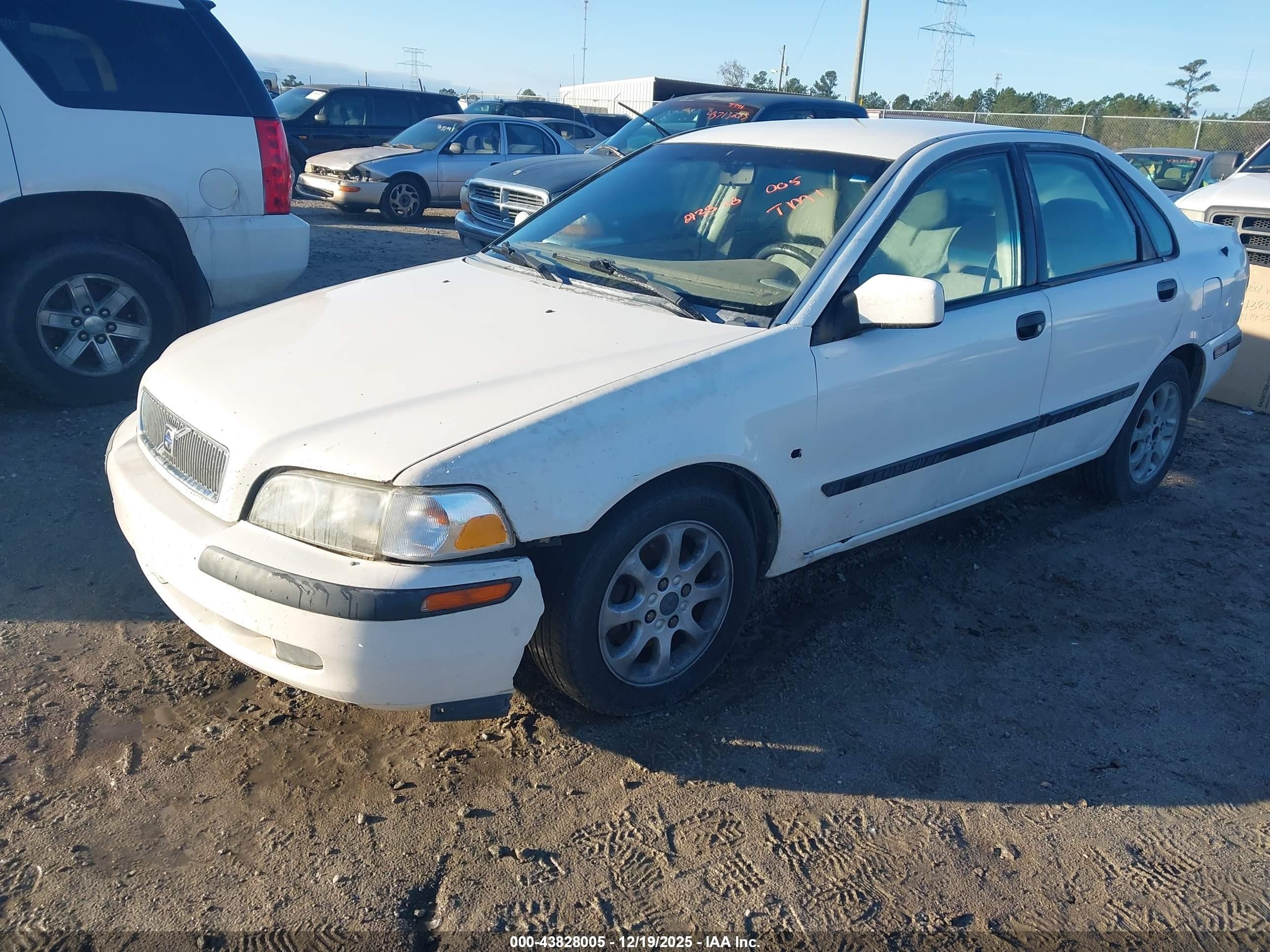 2001 Volvo S40 A/sport Edition White vin: YV1VS29531F610784