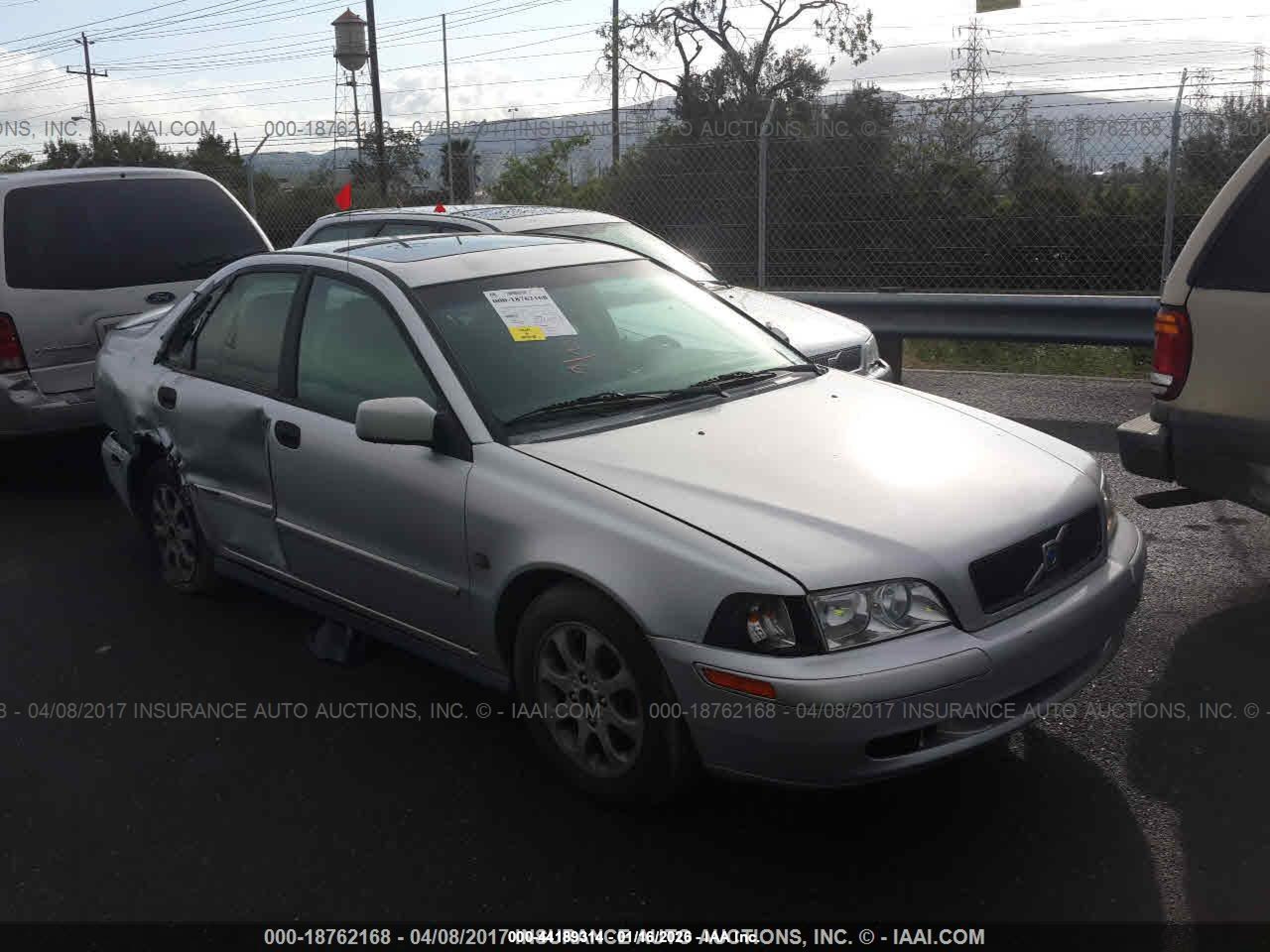 2001 Volvo S40 A/a Sr/sport Edition Серый vin: YV1VS29531F637077
