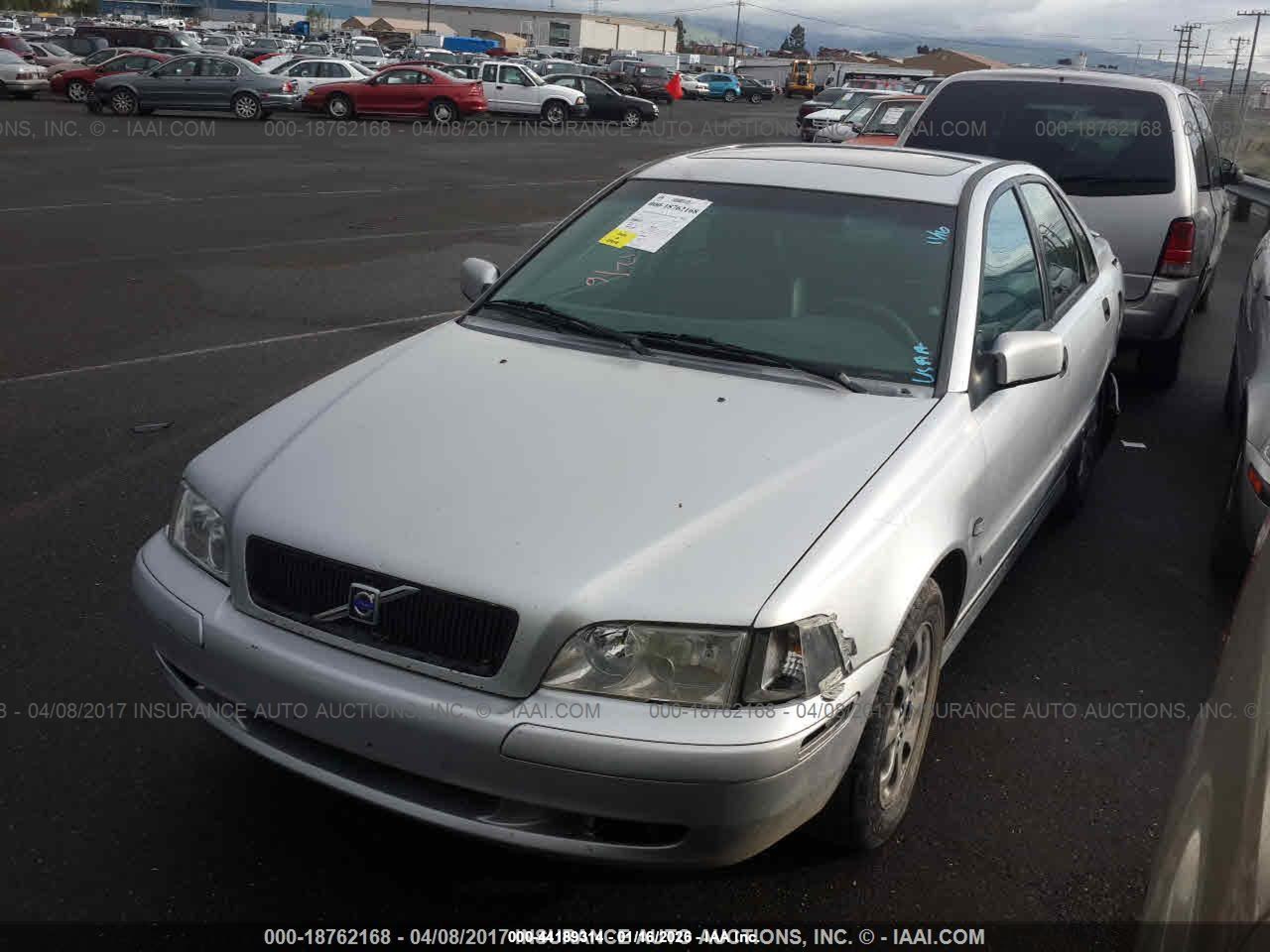 2001 Volvo S40 A/a Sr/sport Edition Серый vin: YV1VS29531F637077