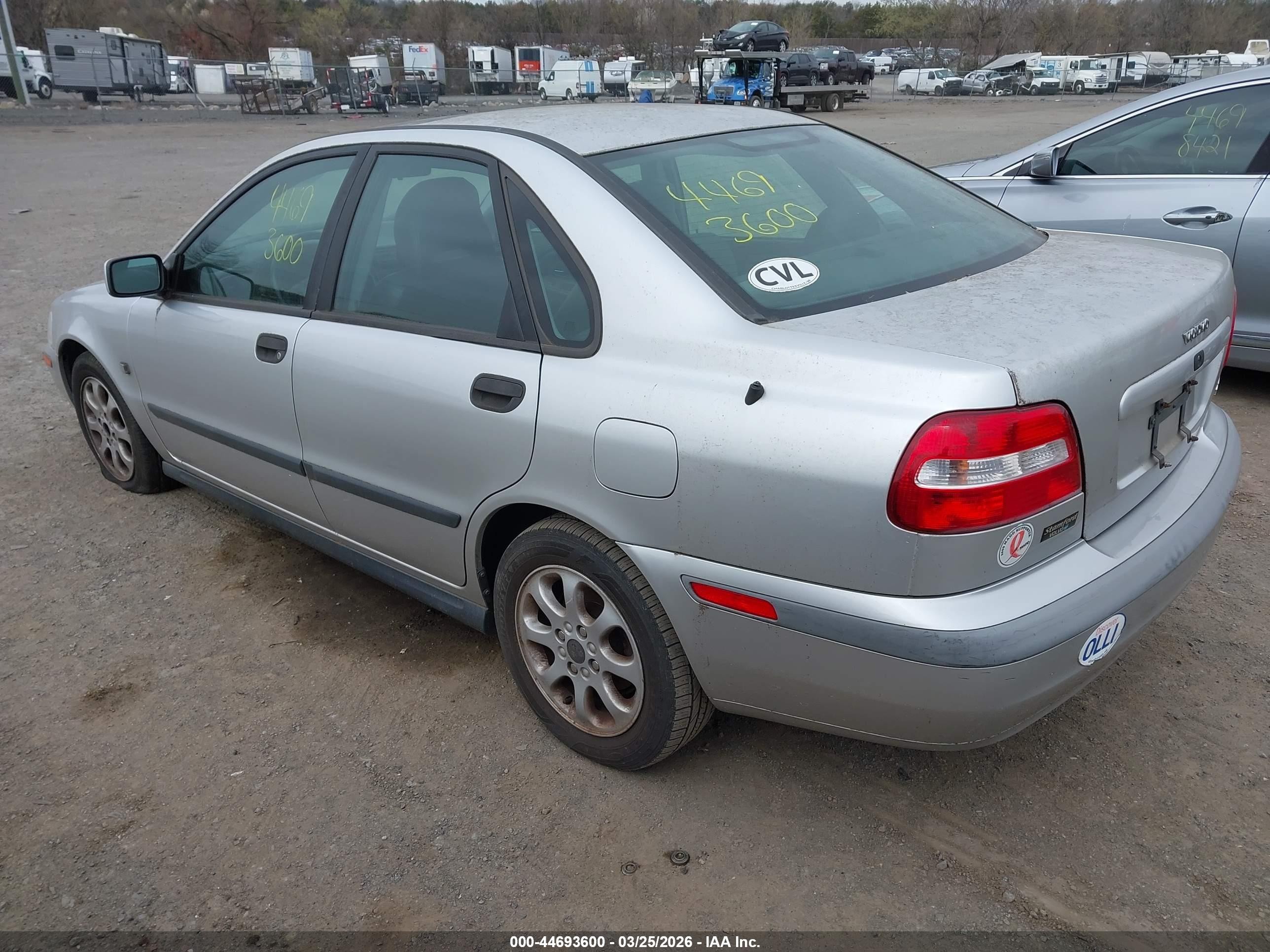 2001 Volvo S40 A/sport Edition Серебряный vin: YV1VS29571F704599