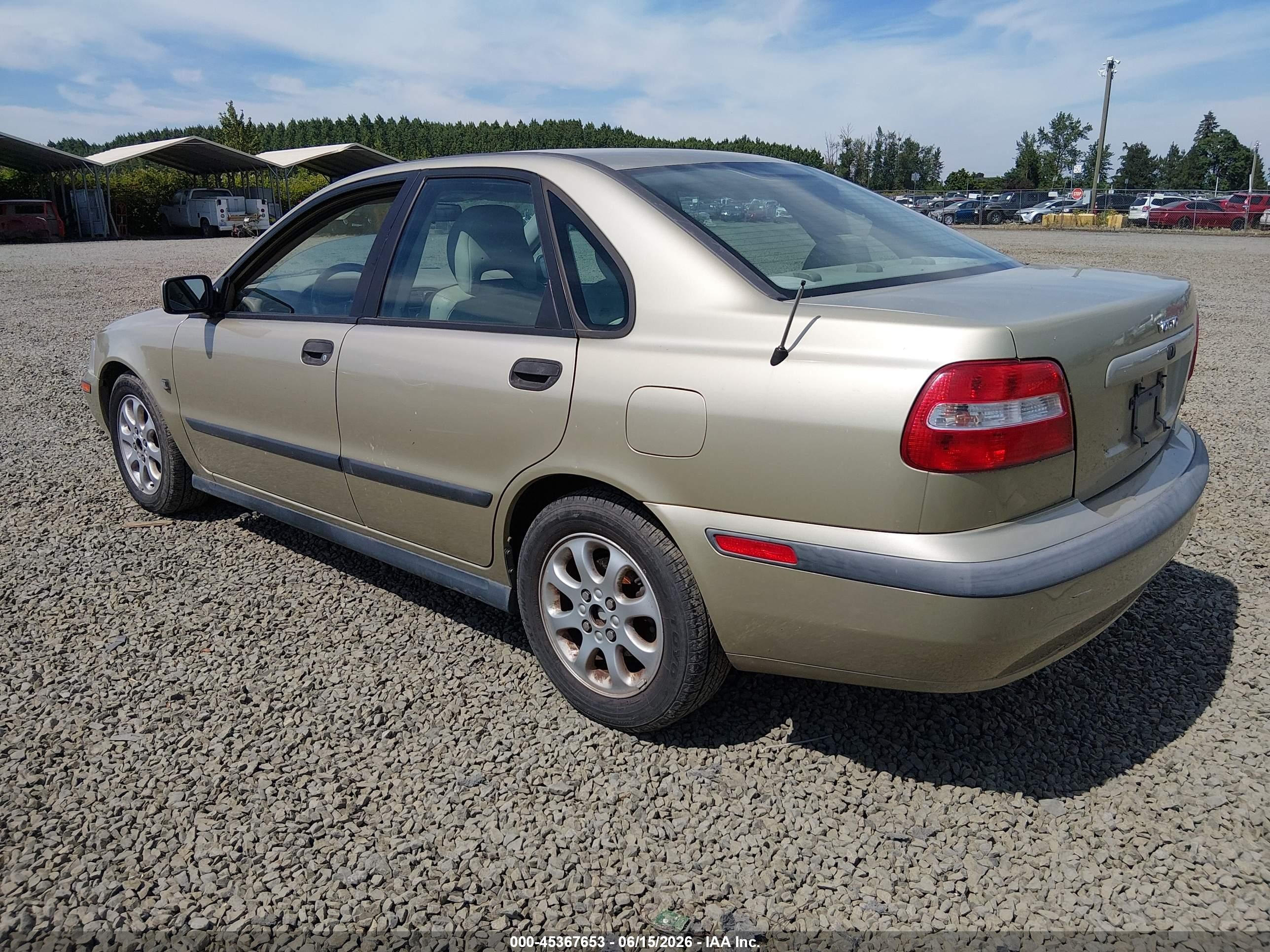 2001 Volvo S40 A/sport Edition Gold vin: YV1VS29581F655977