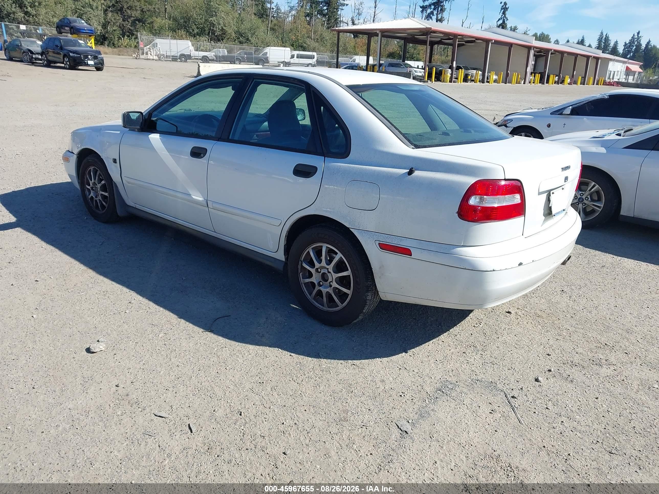 2003 Volvo S40 A White vin: YV1VS29583F936227