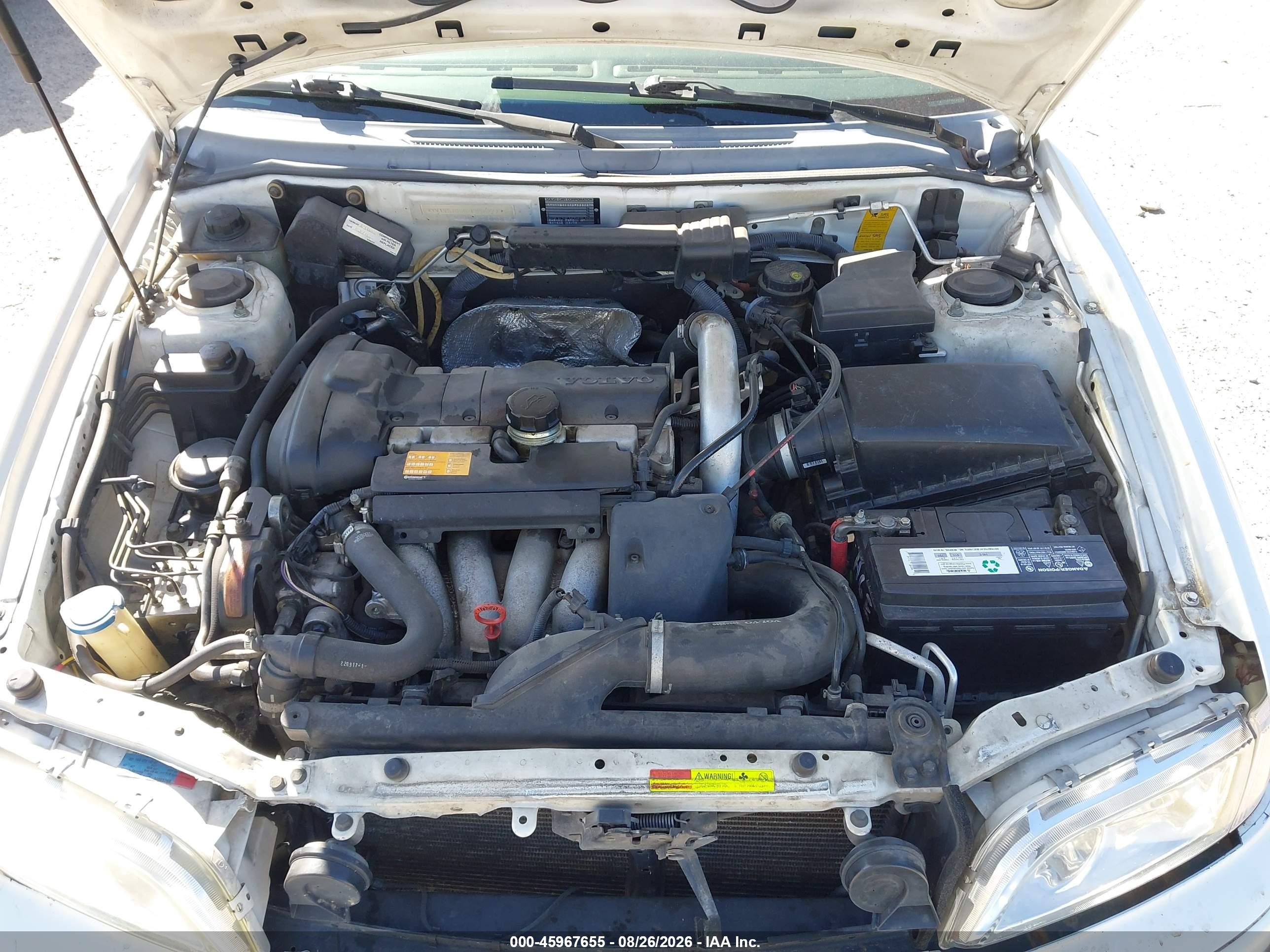 2003 Volvo S40 A White vin: YV1VS29583F936227