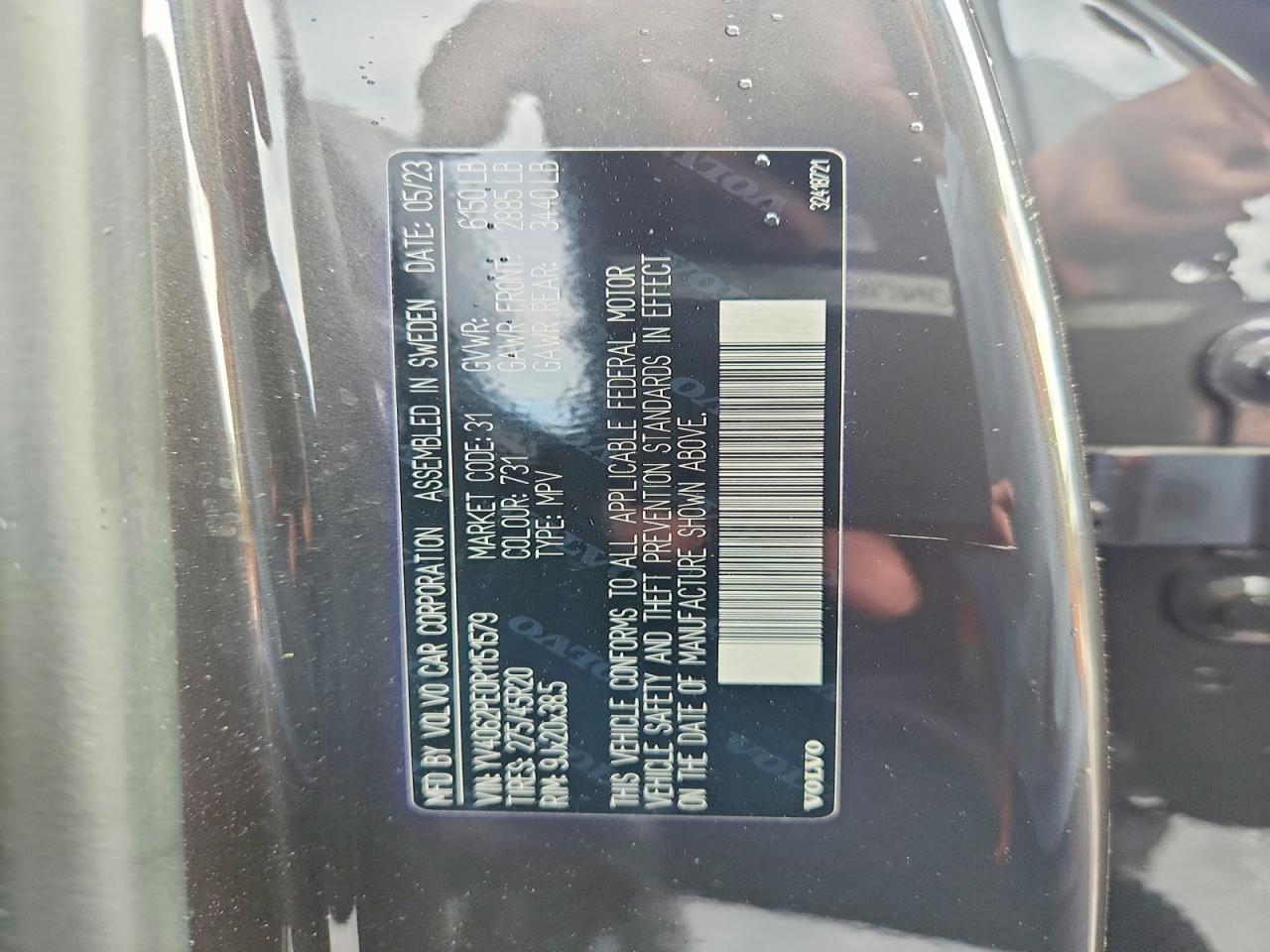 2024 Volvo Xc90 Plus Charcoal vin: YV4062PE0R1151579