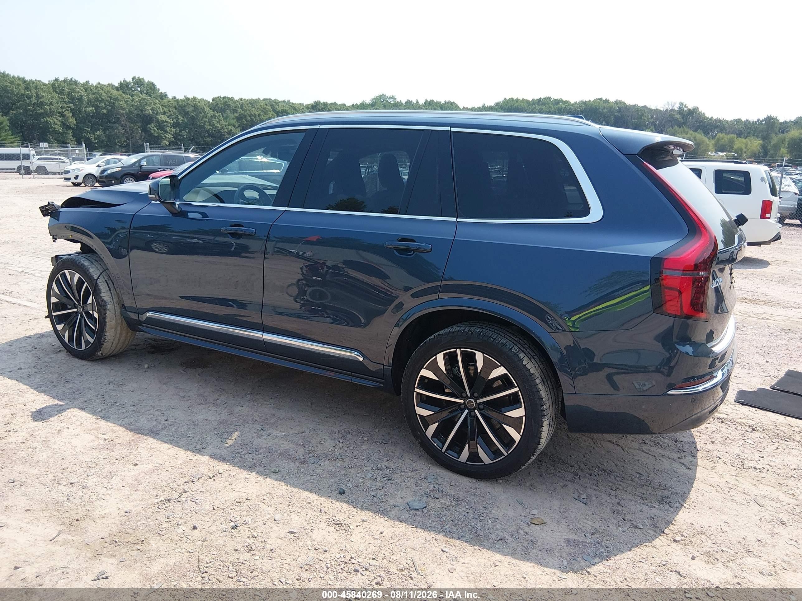 2026 Volvo Xc90 Plus, B6 Awd Gas (mild Hybrid), Gasoline, Bright, 7 Seats Blue vin: YV4062PE0T1478085