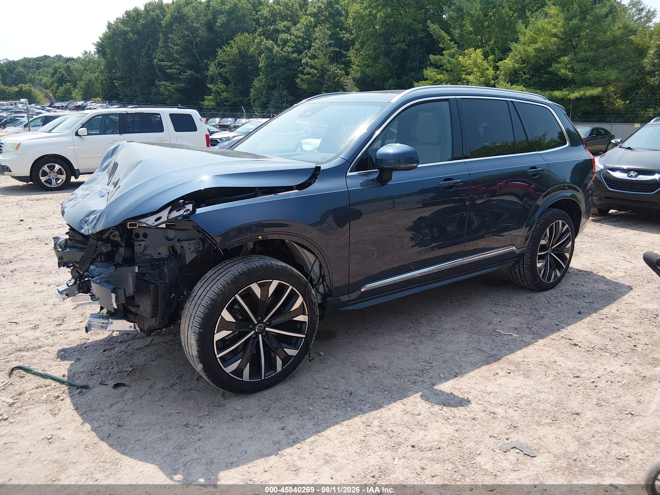 2026 Volvo Xc90 Plus, B6 Awd Gas (mild Hybrid), Gasoline, Bright, 7 Seats Blue vin: YV4062PE0T1478085