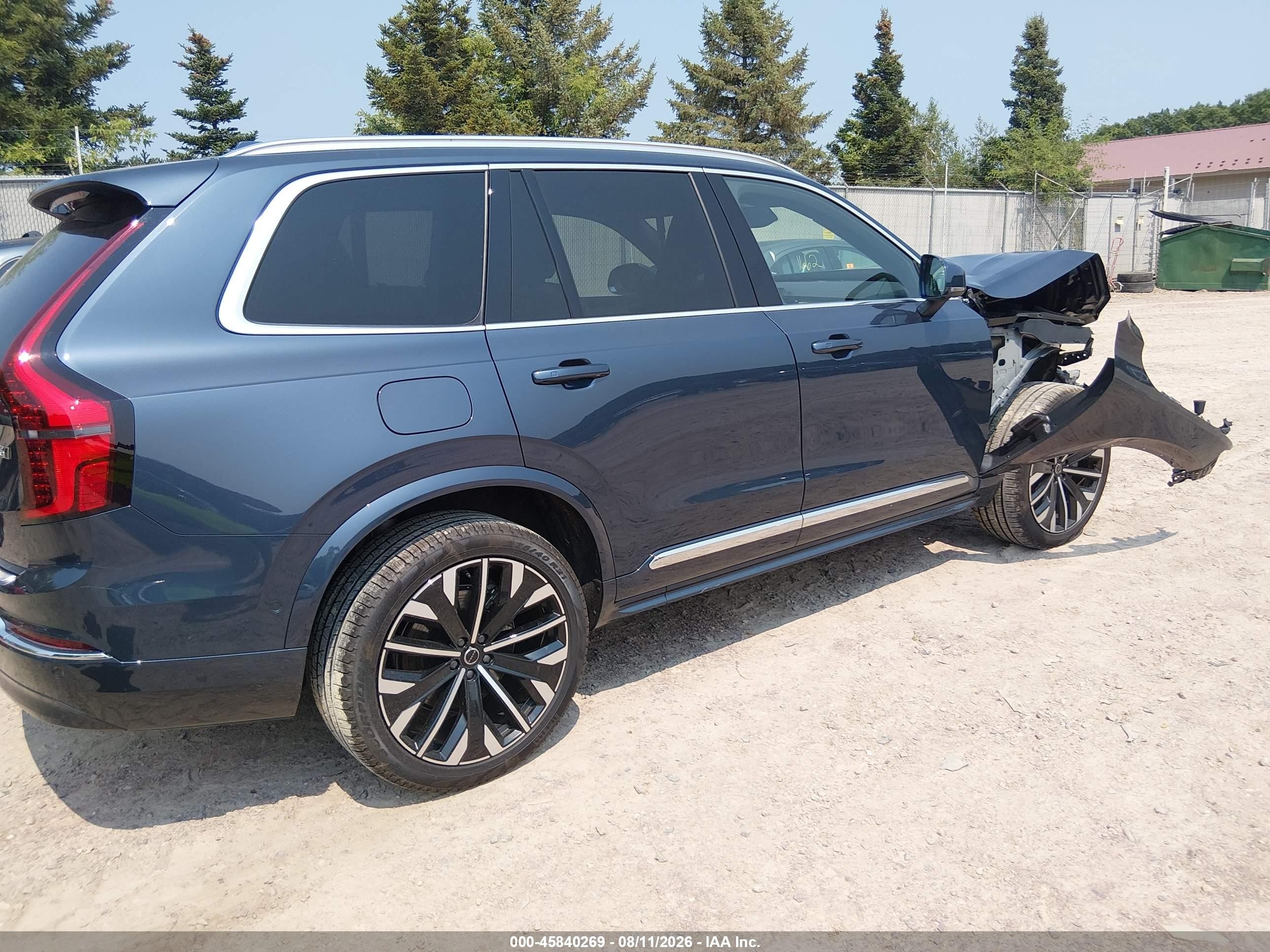 2026 Volvo Xc90 Plus, B6 Awd Gas (mild Hybrid), Gasoline, Bright, 7 Seats Blue vin: YV4062PE0T1478085