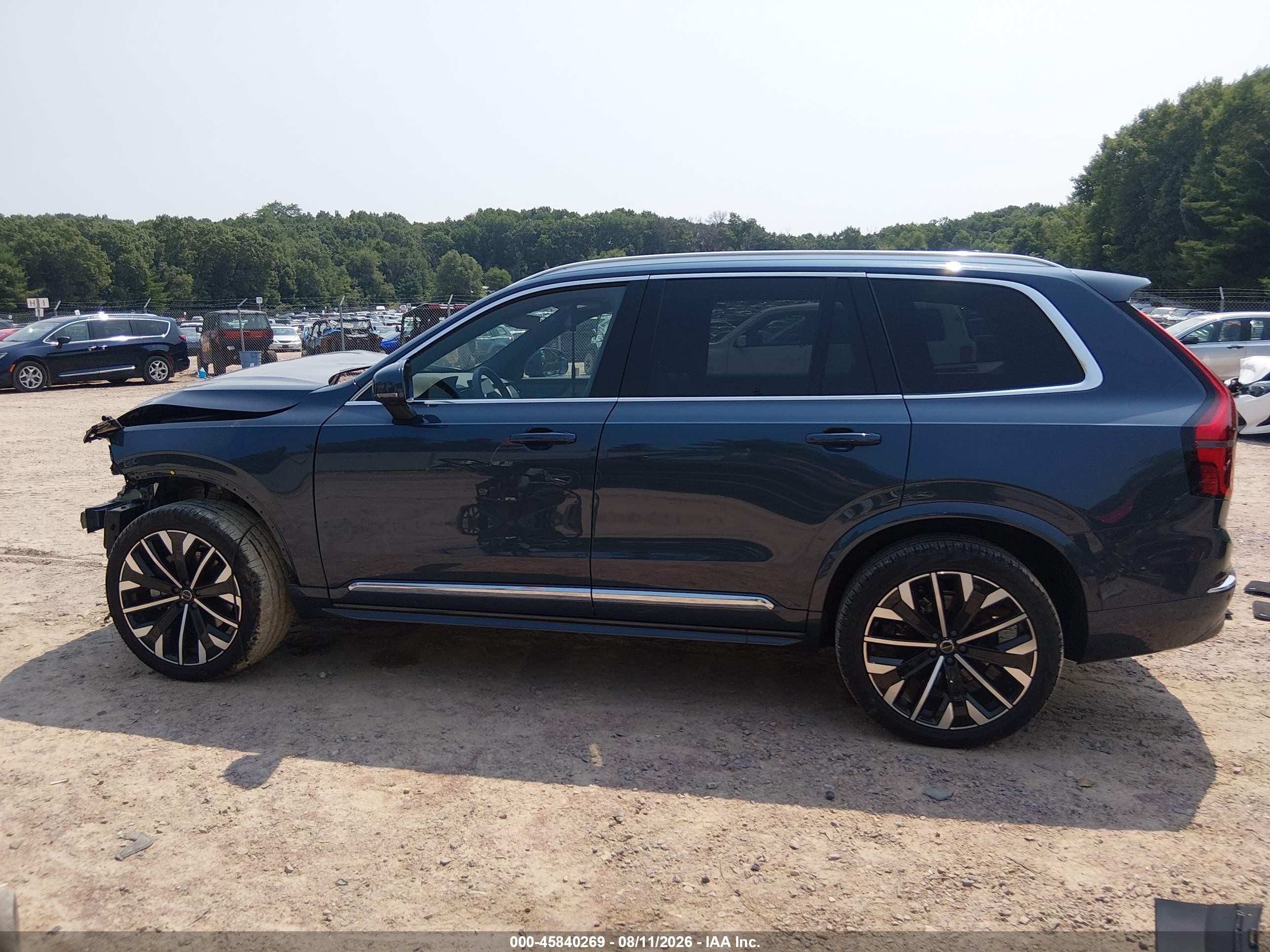2026 Volvo Xc90 Plus, B6 Awd Gas (mild Hybrid), Gasoline, Bright, 7 Seats Blue vin: YV4062PE0T1478085