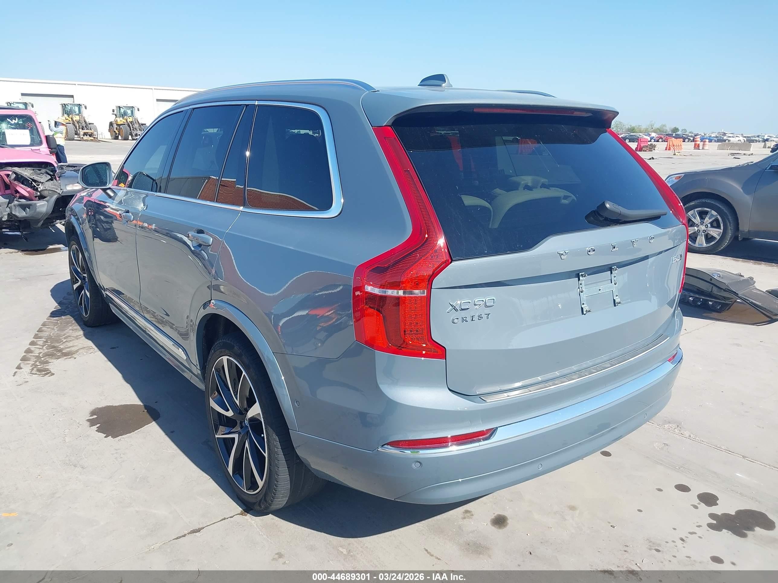 2023 Volvo Xc90 B6 Plus 7-seater Gray vin: YV4062PN3P1922629