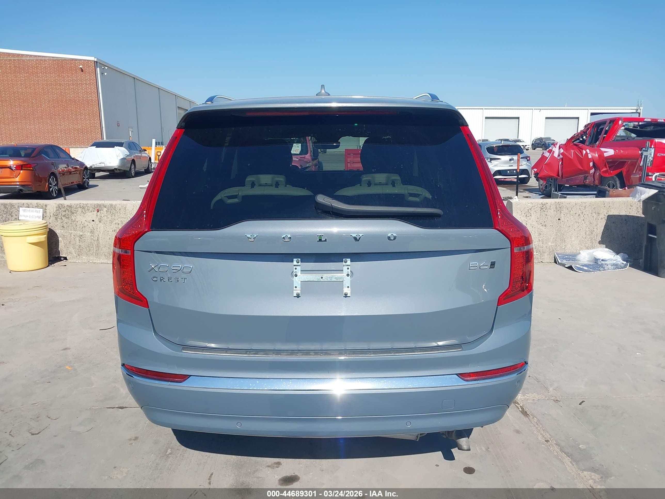 2023 Volvo Xc90 B6 Plus 7-seater Gray vin: YV4062PN3P1922629
