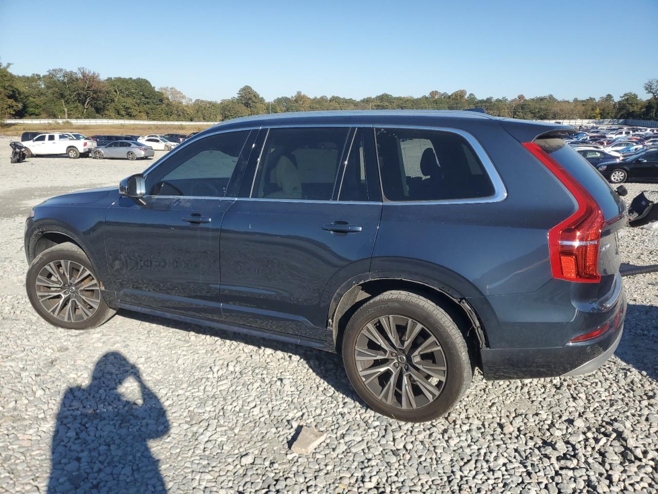 2022 Volvo Xc90 T5 Momentum Gray vin: YV4102CK7N1831359