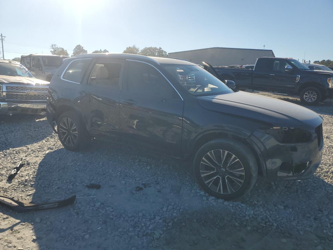 2022 Volvo Xc90 T5 Momentum Gray vin: YV4102CK7N1831359