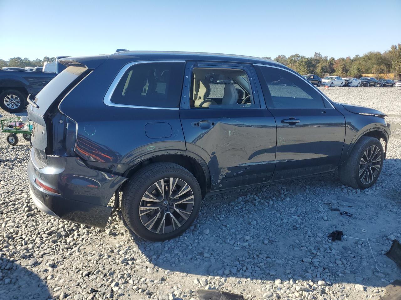 2022 Volvo Xc90 T5 Momentum Gray vin: YV4102CK7N1831359