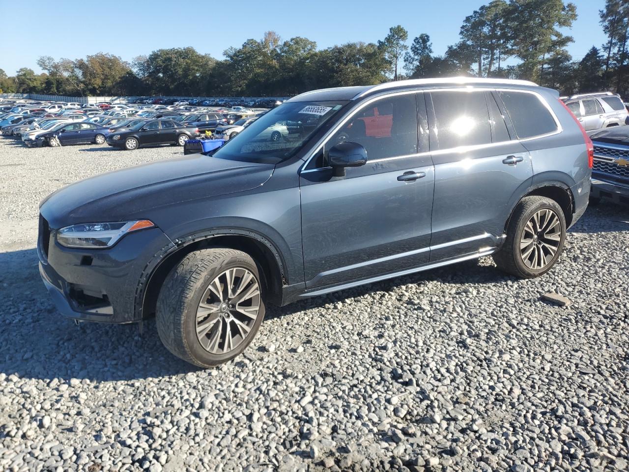 2022 Volvo Xc90 T5 Momentum Gray vin: YV4102CK7N1831359
