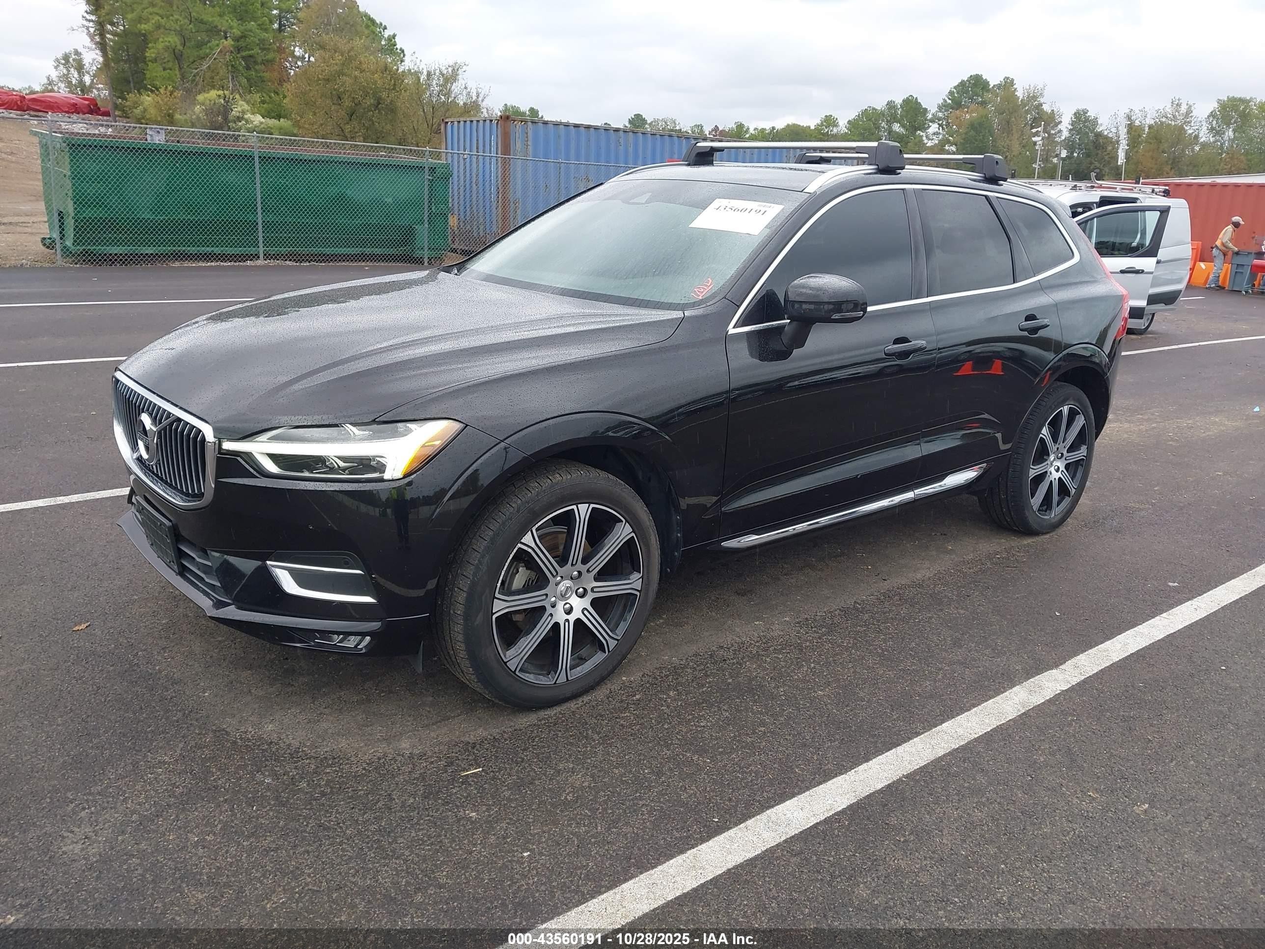 2021 Volvo Xc60 T5 Inscription Black vin: YV4102DL6M1699569