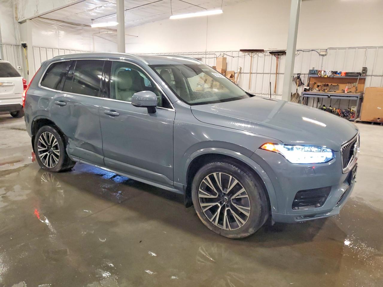 2021 Volvo Xc90 T5 Momentum Gray vin: YV4102PK6M1762432