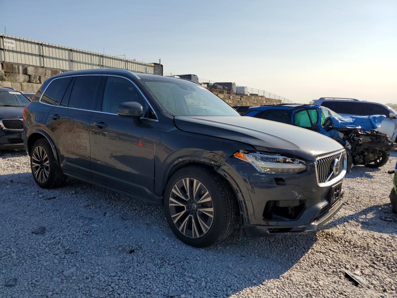 2021 Volvo Xc90 T5 Momentum Gray vin: YV4102PK7M1679138